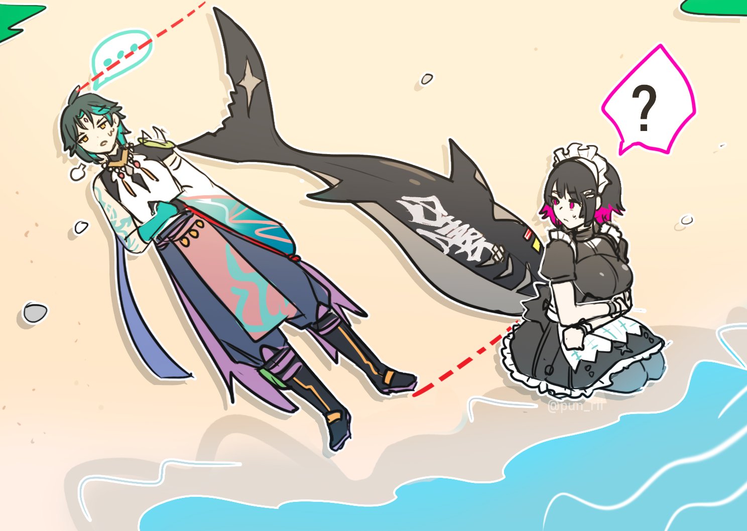 Ellen Joe's tail is equal 1 Xiao Zenless Zone Zero HoYoLAB