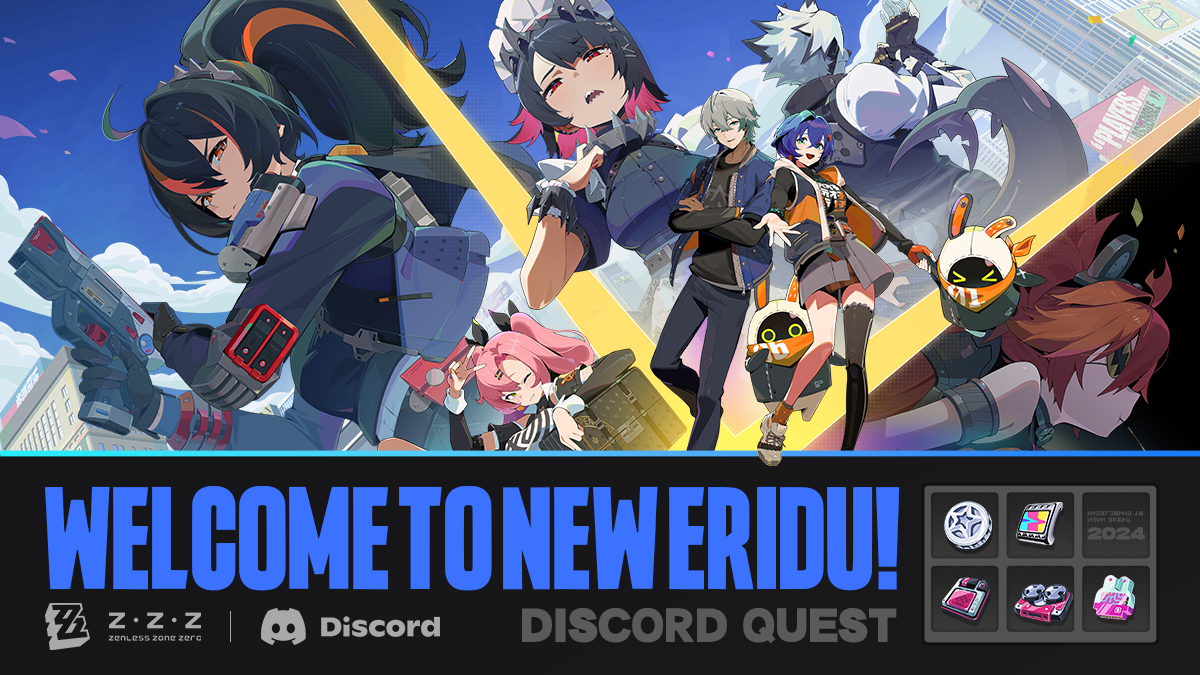 Zenless Zone Zero's Version 1.0 Discord Quest Livestream Event Begins