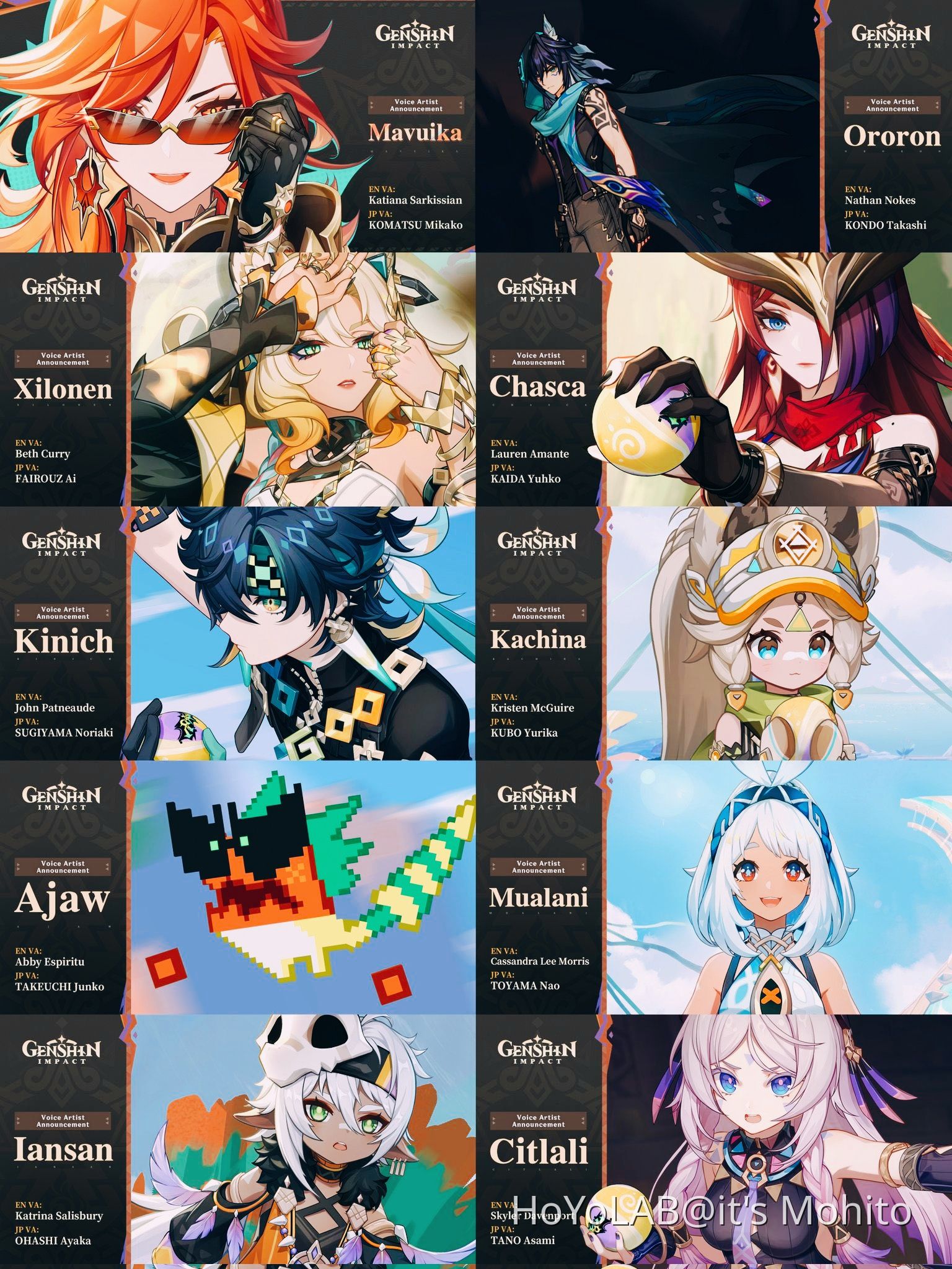 5 0 All Character Names Genshin Impact HoYoLAB