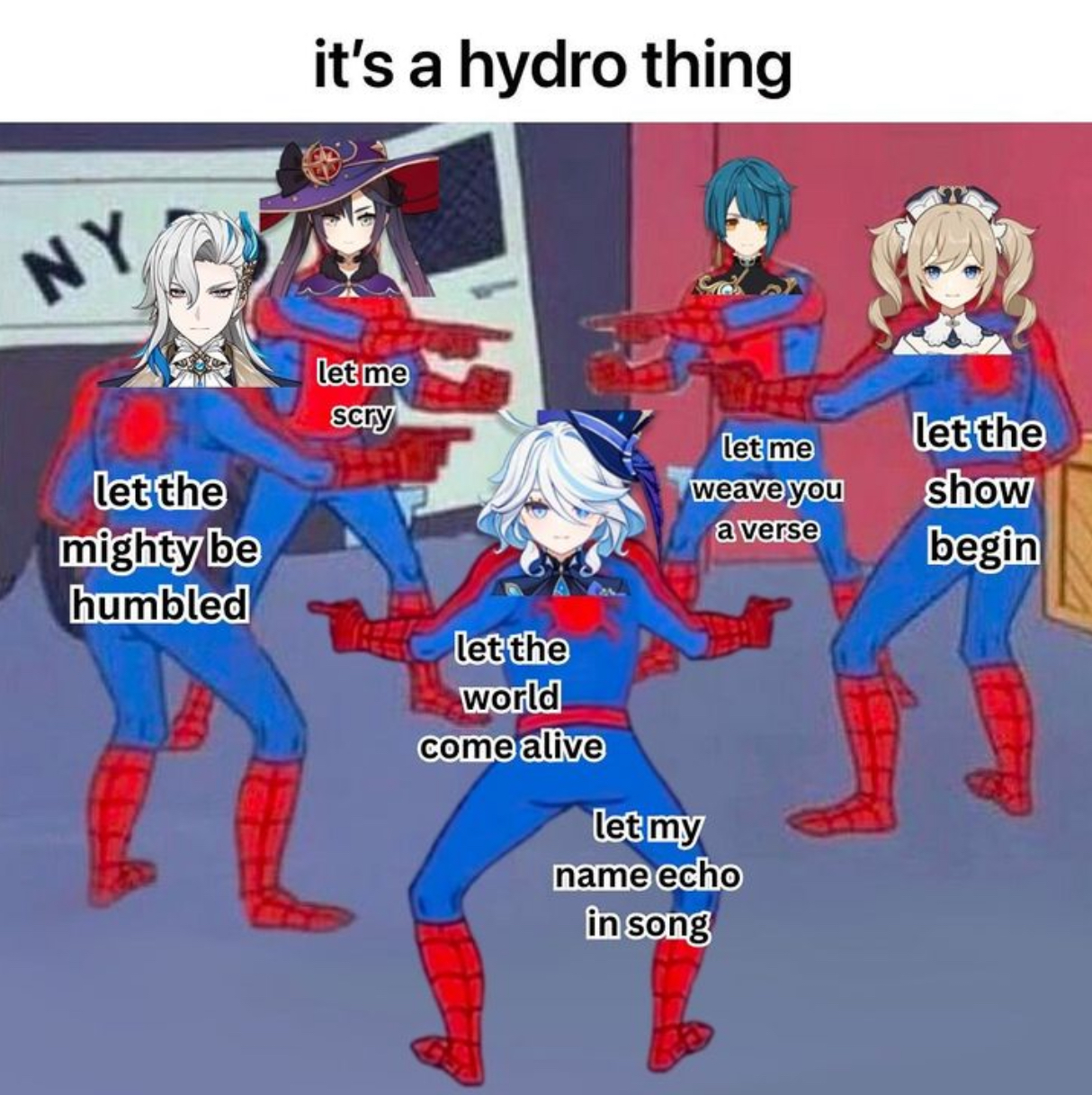 Only hydro says (let) Genshin Impact | HoYoLAB