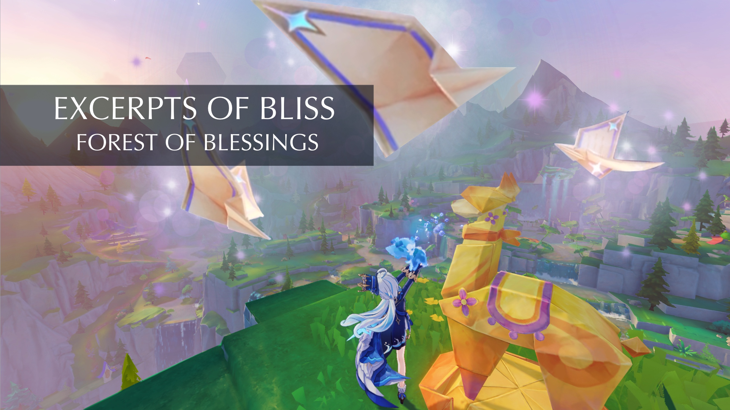 Excerpts of Bliss Locations Forest of Blessings Genshin Impact HoYoLAB