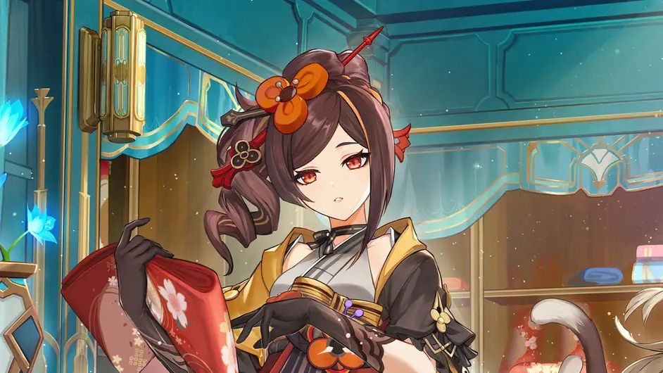 千織　原神　B2タペストリー　フォンテーヌ 画像ギャラリー No.002 | 「原神」，フォンテーヌで服屋の店主を
