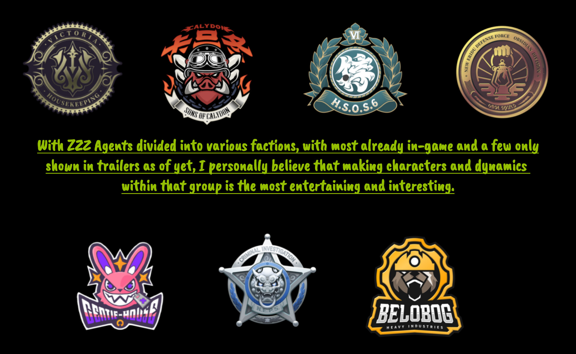 Personally, I think a faction of medical professionals would fit for ...