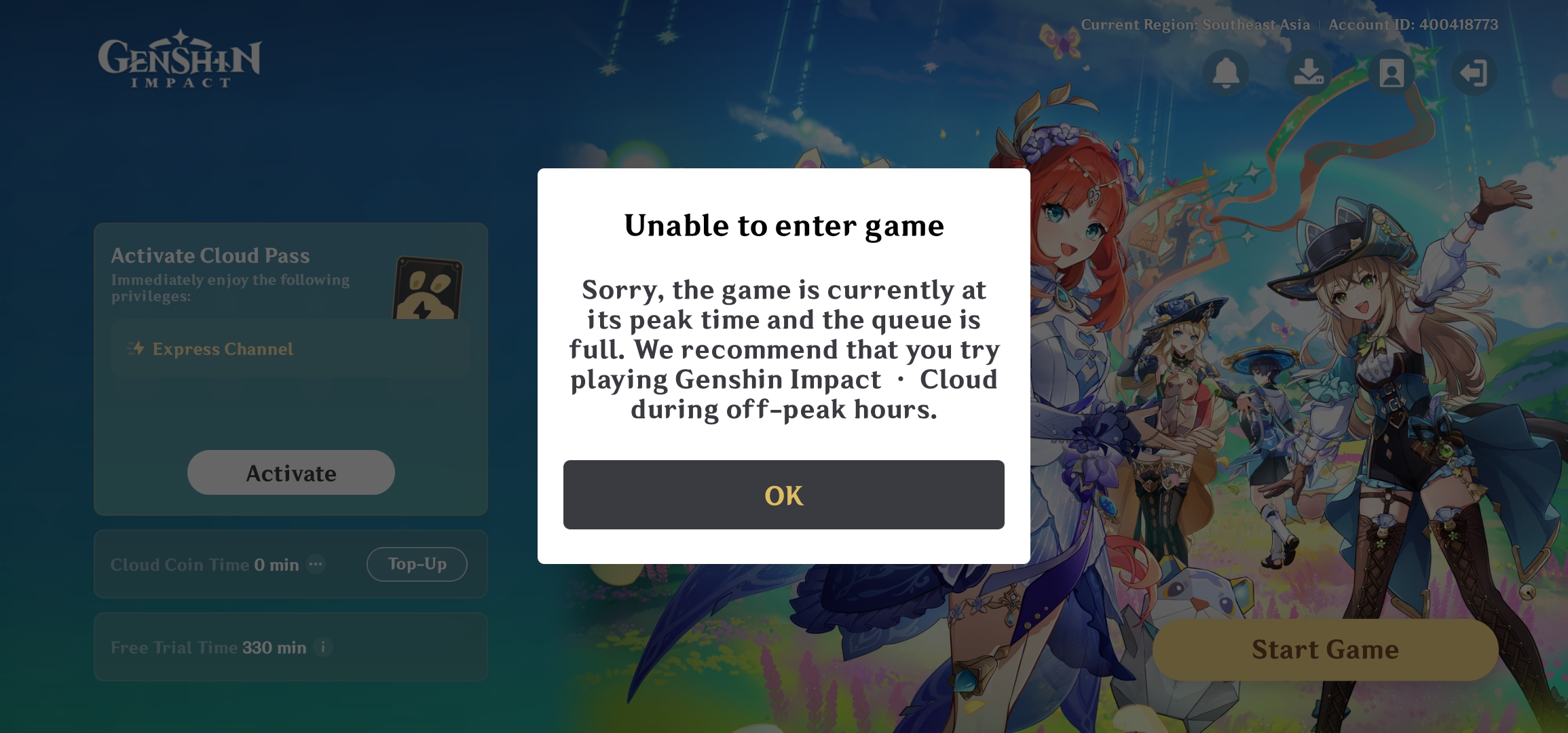 Genshin cloud queue Genshin Impact | HoYoLAB