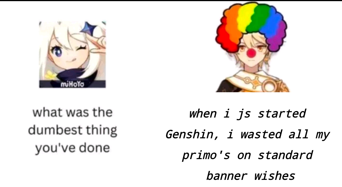 Don't Tell Me Im The Only One Genshin Impact | HoYoLAB