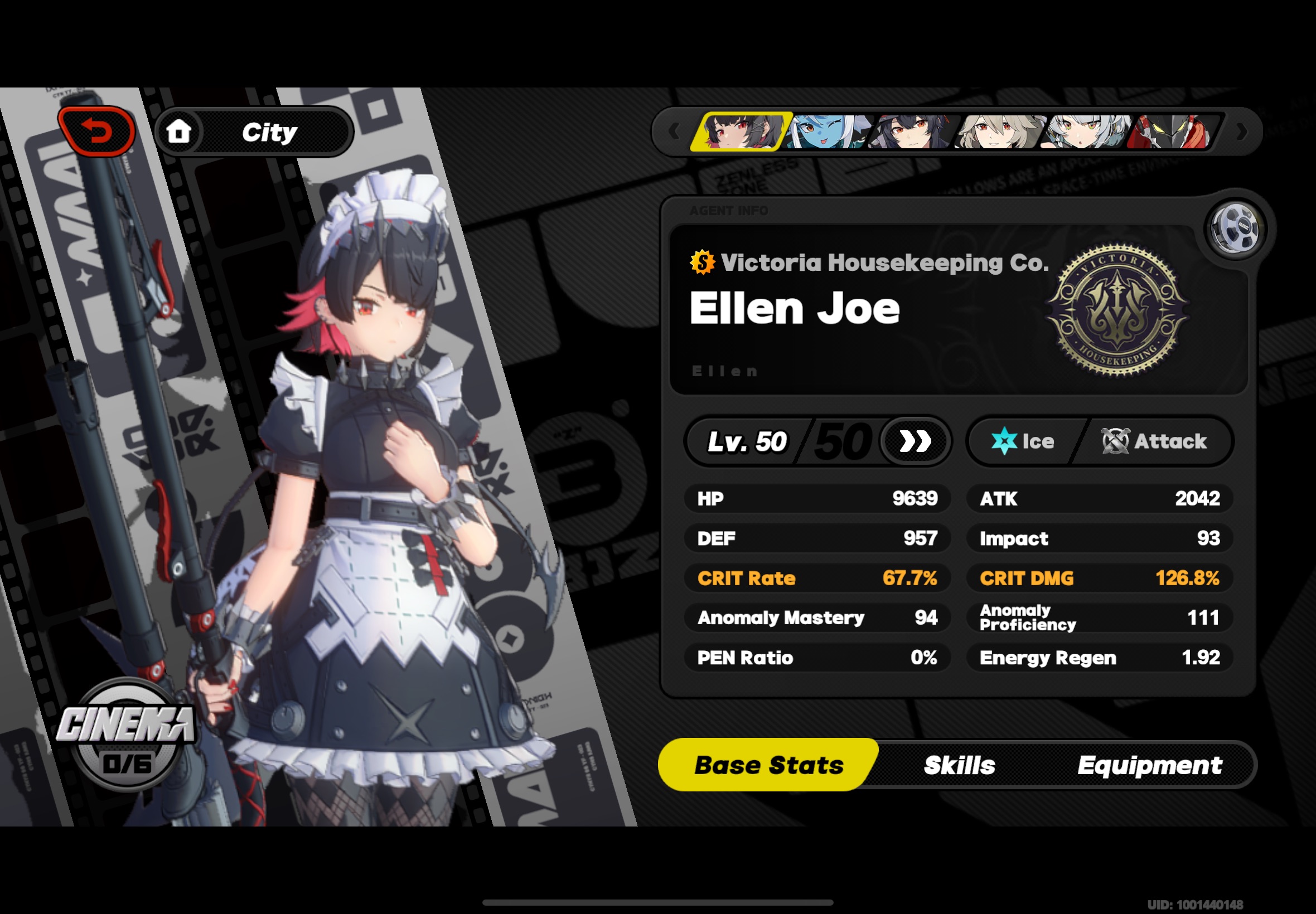 My current Ellen build Zenless Zone Zero | HoYoLAB