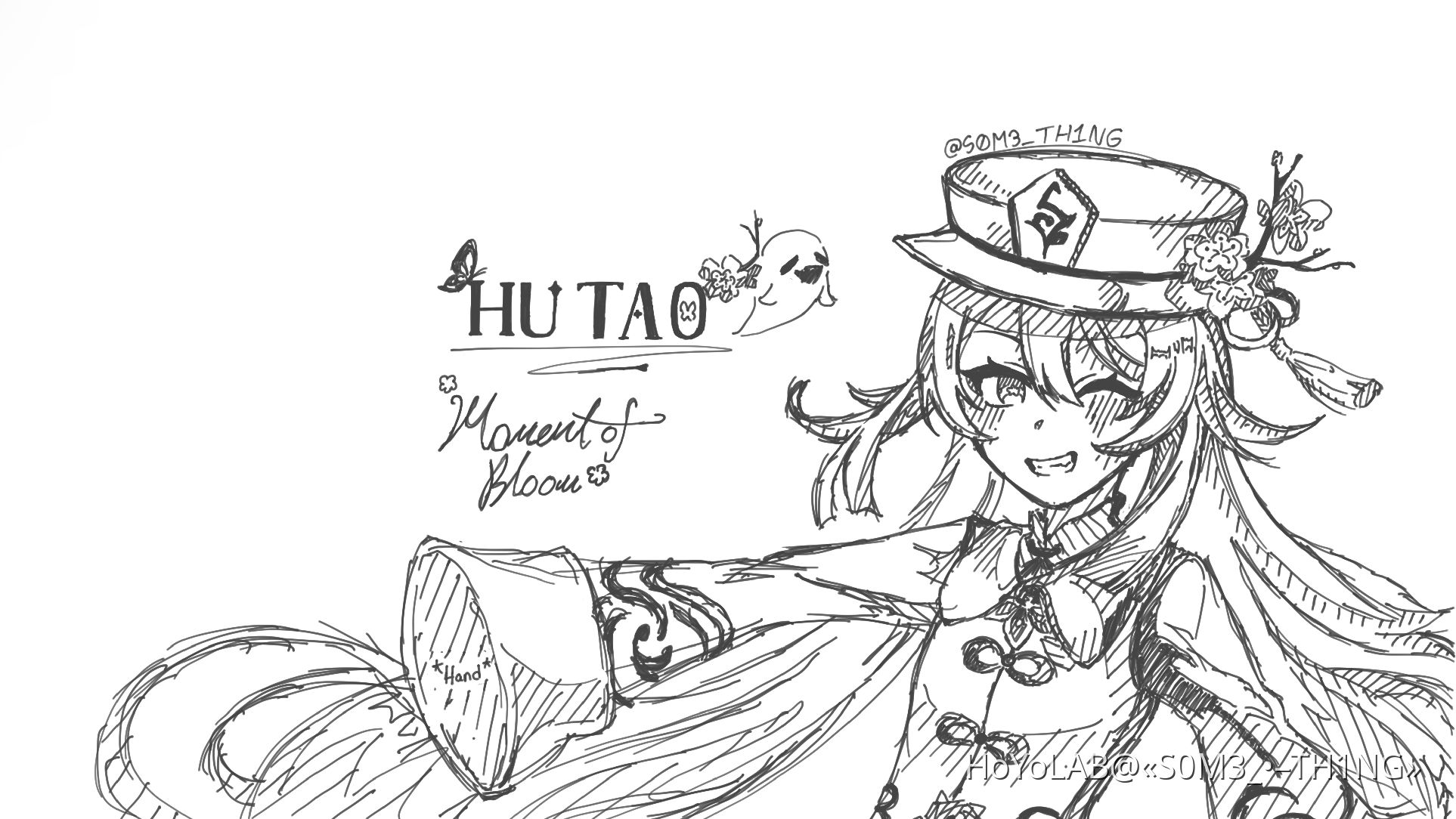 Hutao pt 6 of drawing on jamboard for no reason genshin impact hoyolab