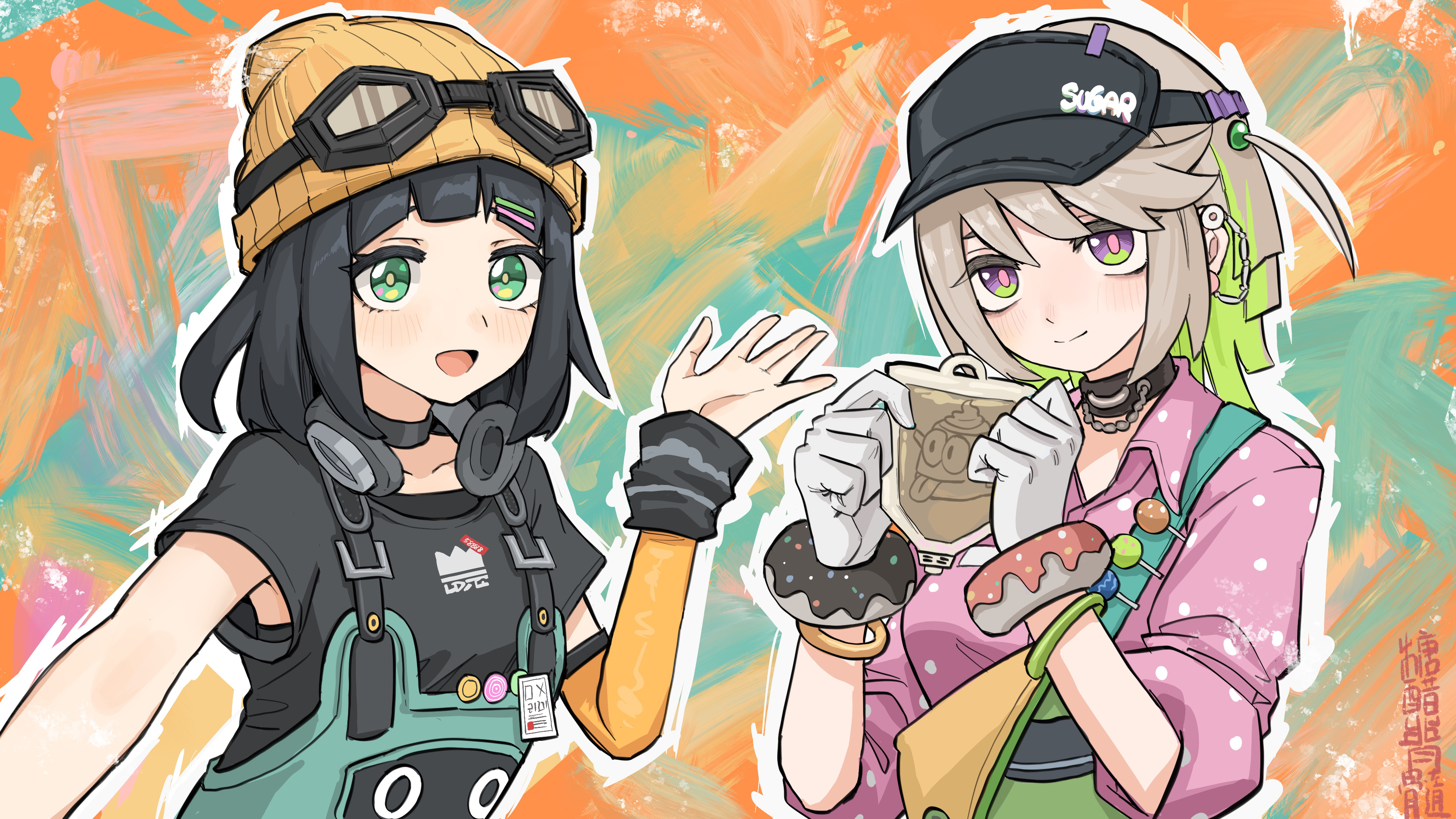 Susie and Coco 💚🧡 Zenless Zone Zero | HoYoLAB