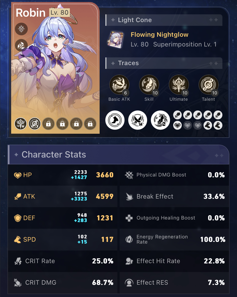 Robin build Honkai: Star Rail | HoYoLAB