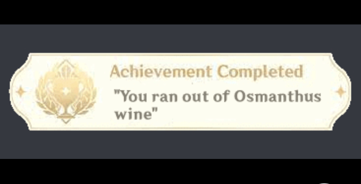 Nooo, not my Osmanthus wine 🥺 Genshin Impact HoYoLAB