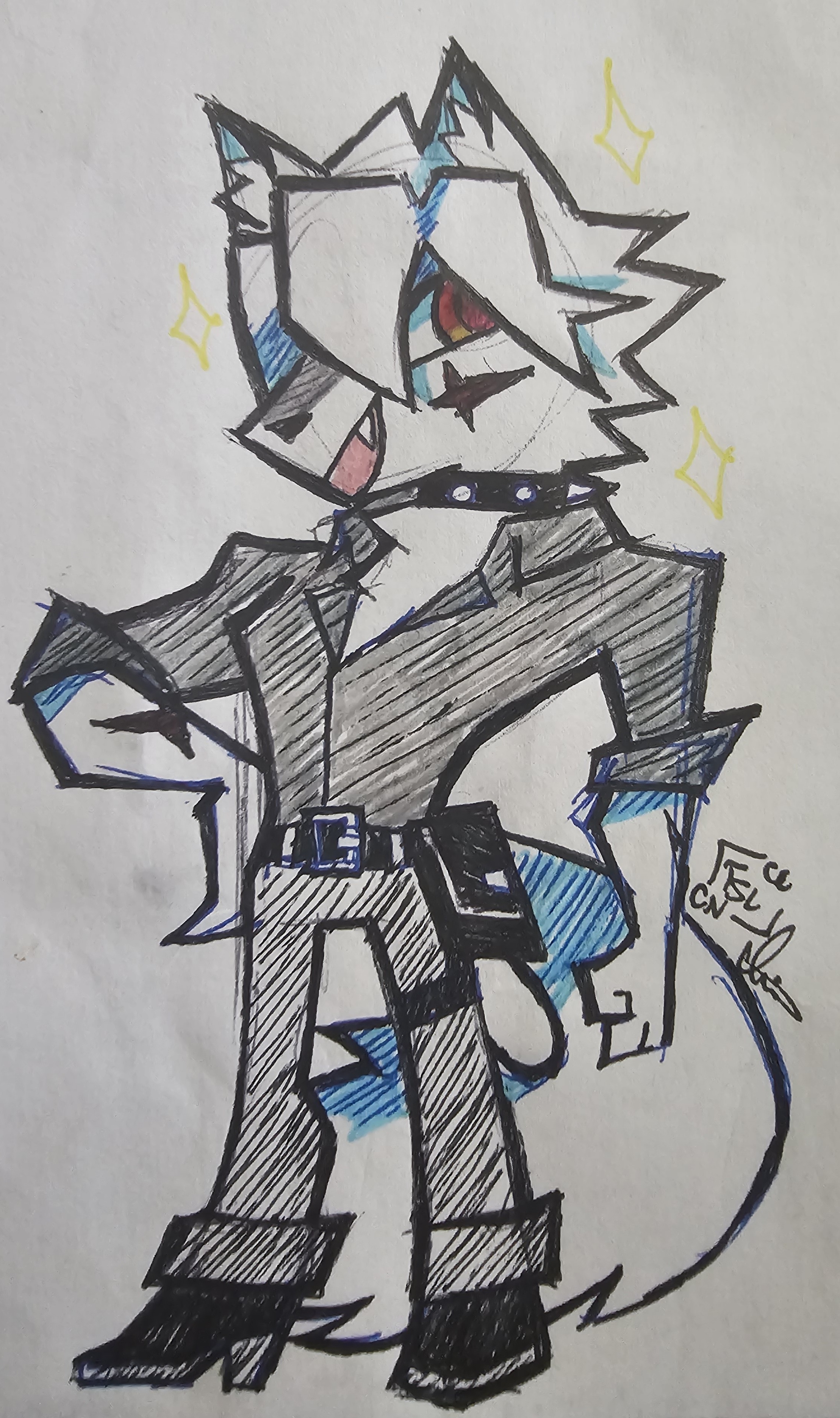 Young Lycaon Doodle Zenless Zone Zero | HoYoLAB