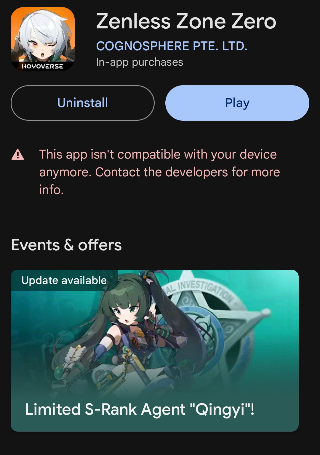 I can install previous version Zenless Zone Zero | HoYoLAB