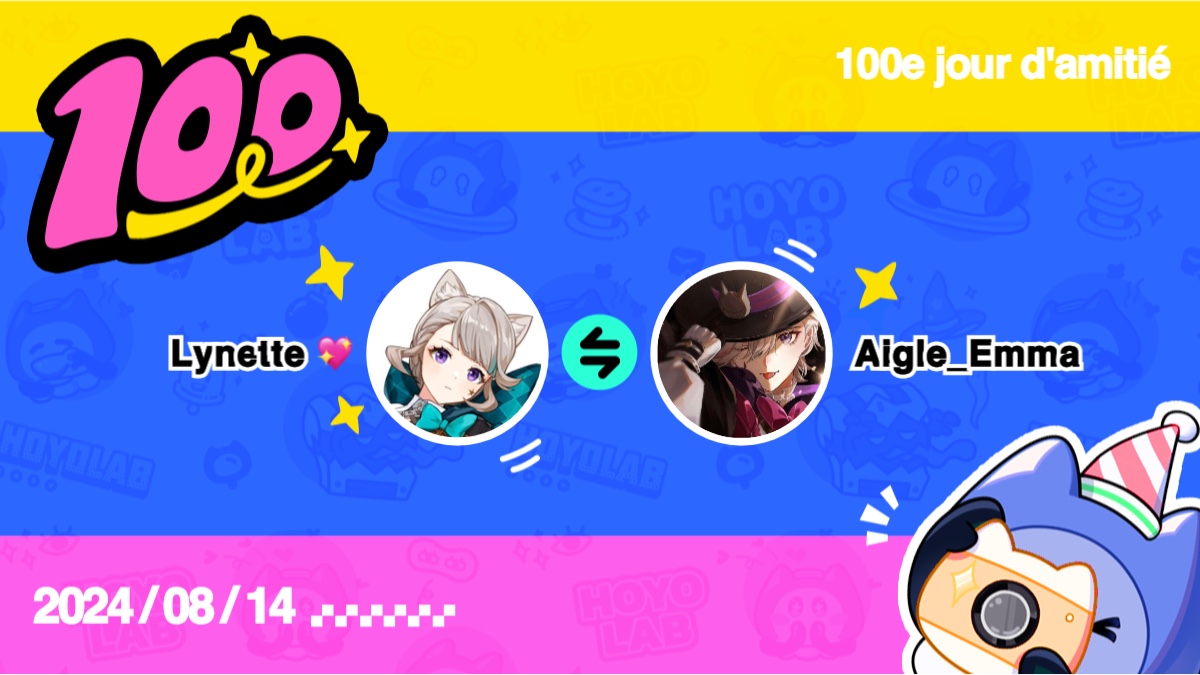 Tien tien tien mdr c’est bizarre ca me rappelle un truc ça HoYoLAB