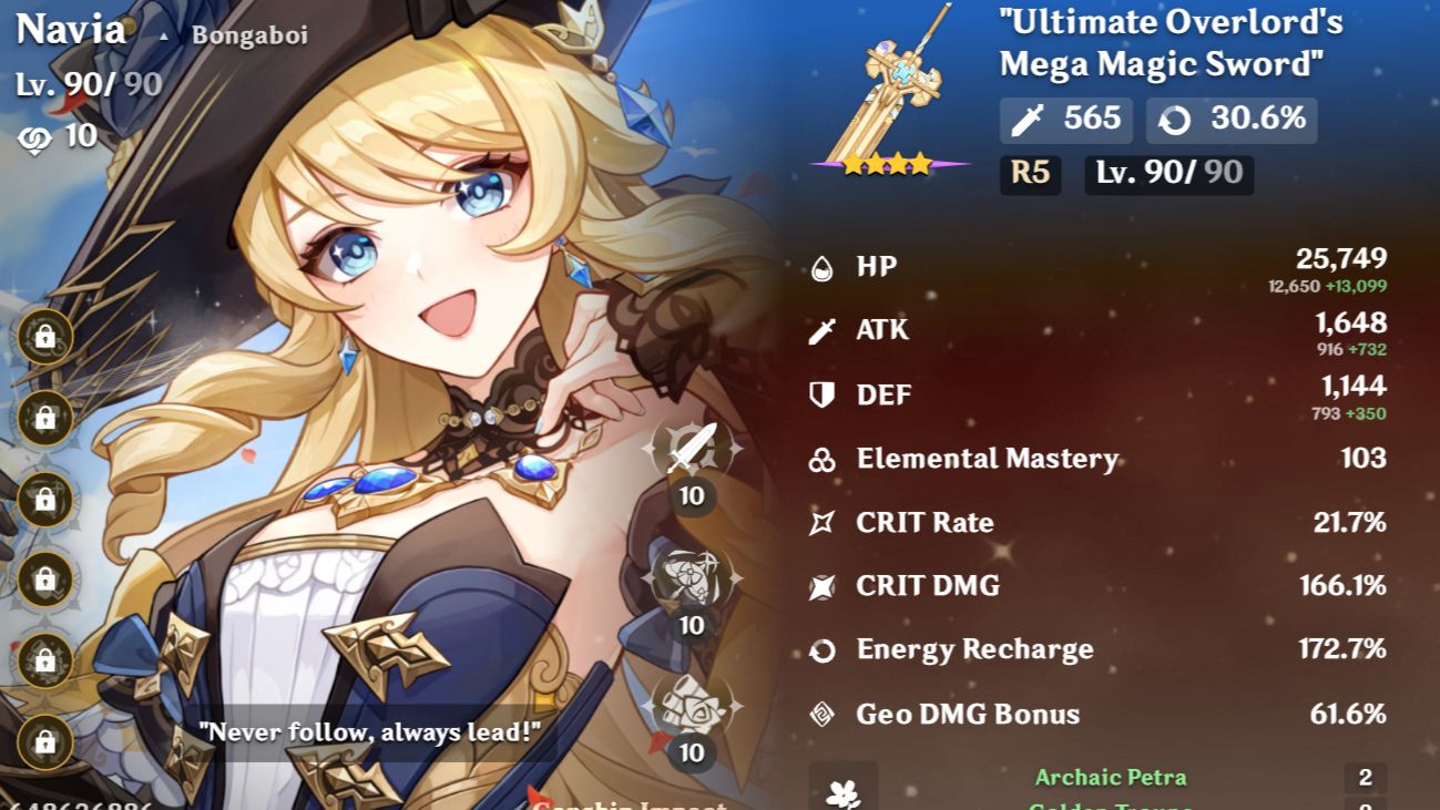 Happy birthday, Navia Caspar. Genshin Impact | HoYoLAB