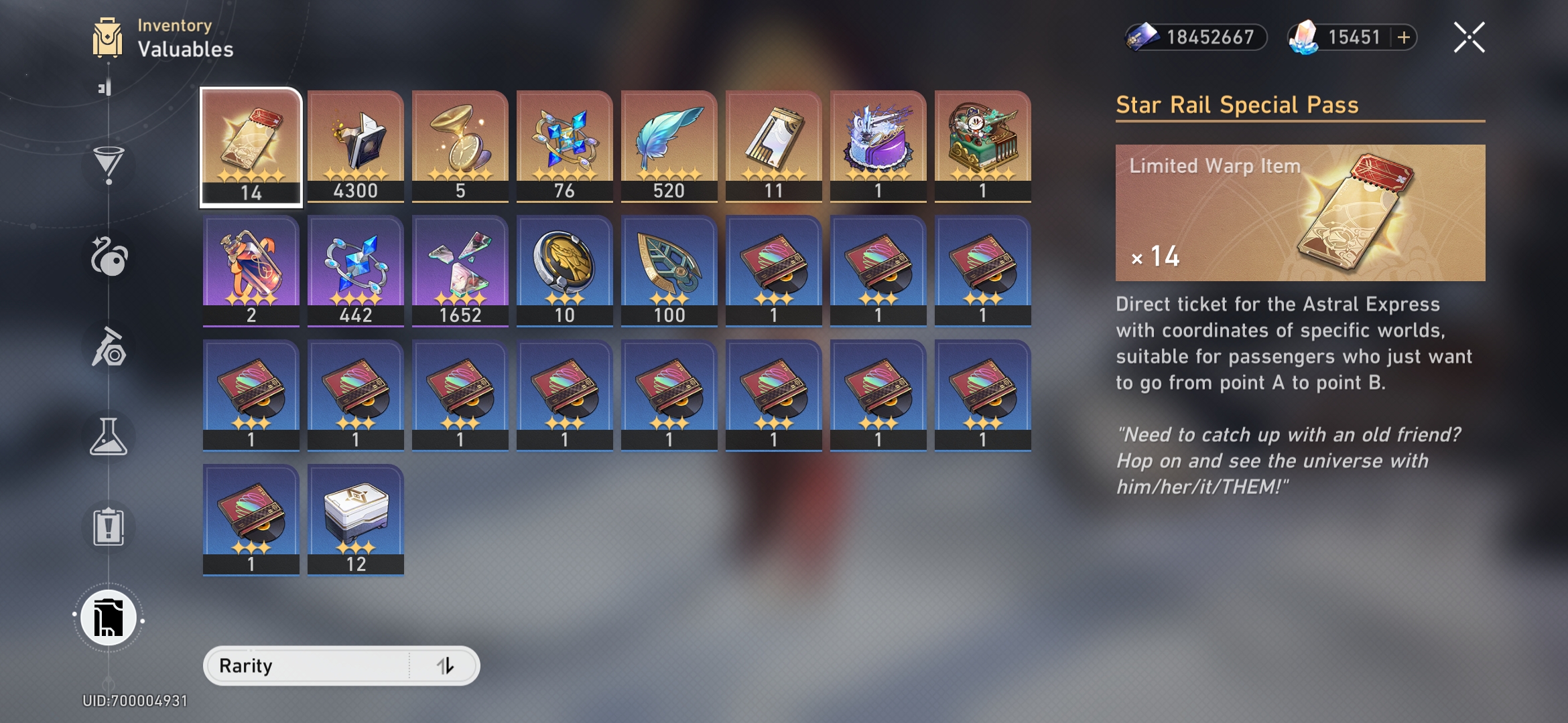 My HSR saving progress - part 2 Honkai: Star Rail | HoYoLAB