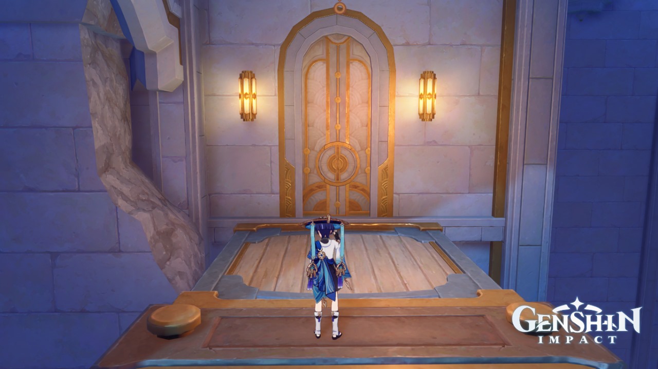 can someone help me unlocking this door ? Genshin Impact | HoYoLAB