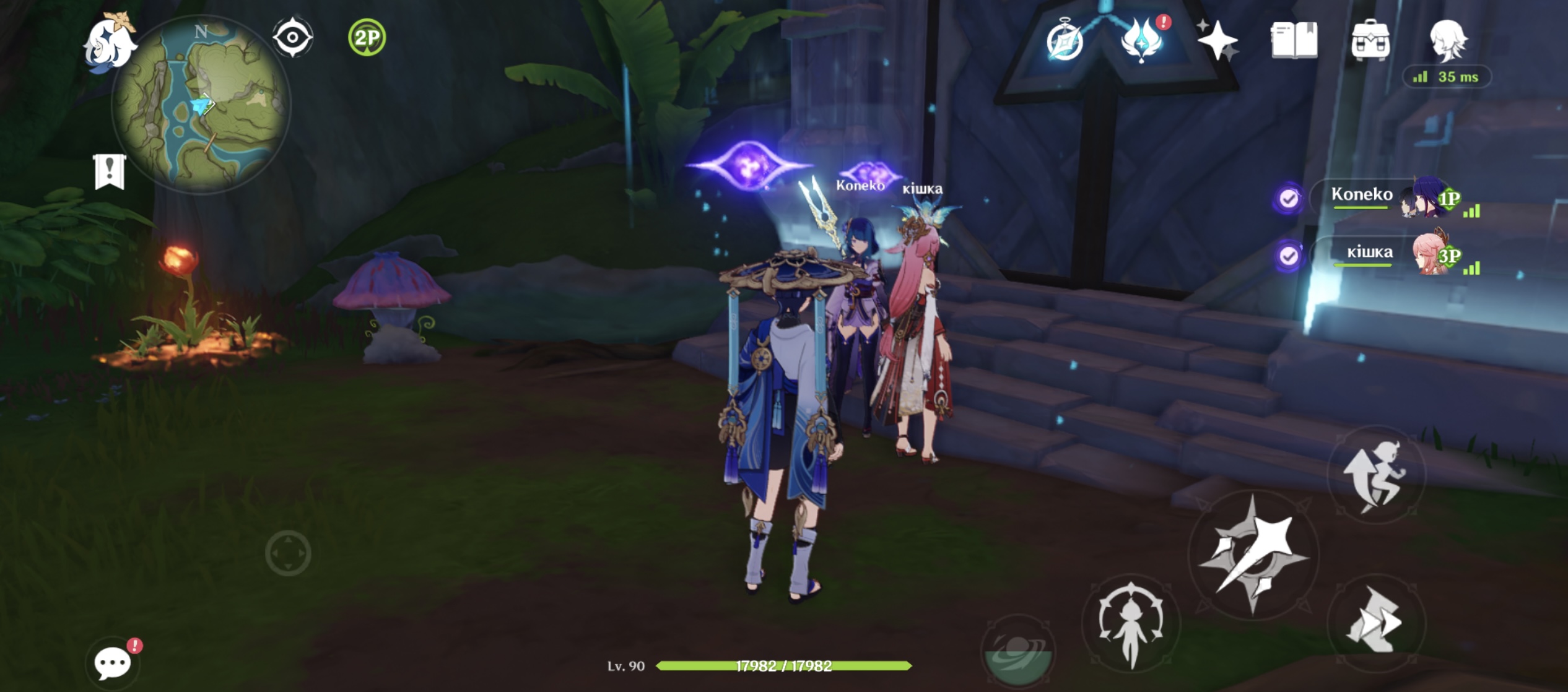 Joined this server to do a domain why this show up😭 Genshin Impact ...