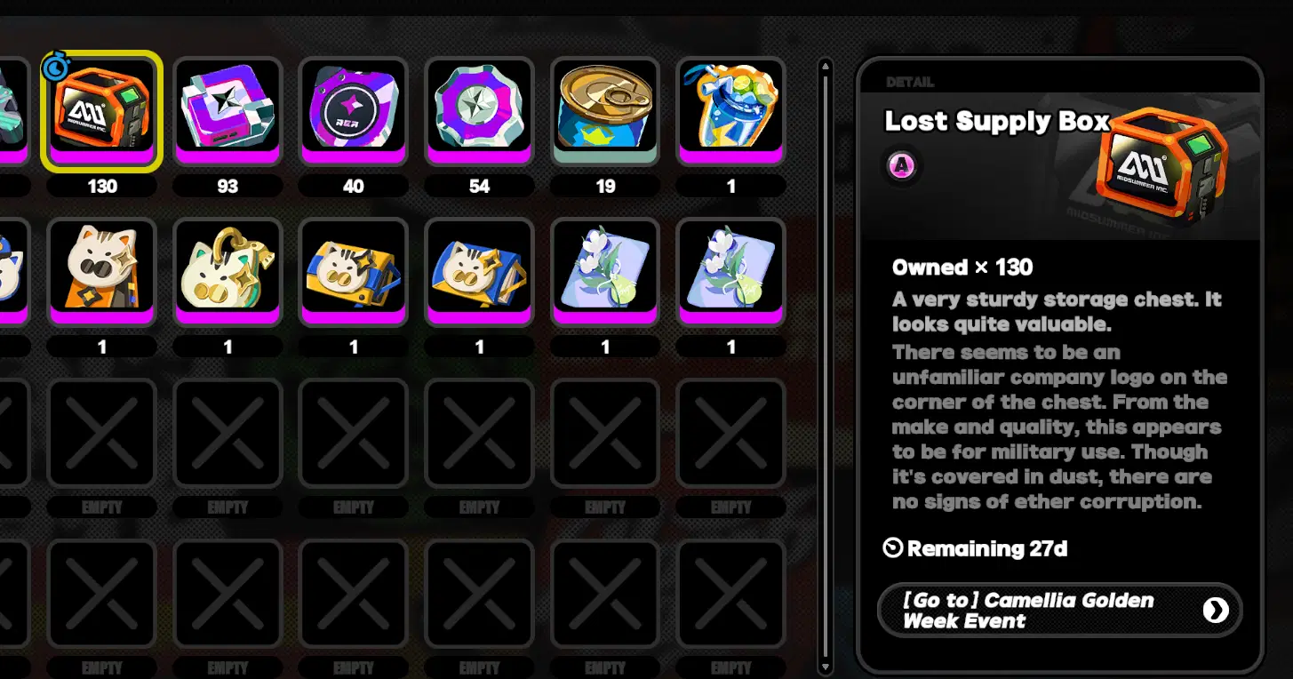 Anyone know if lost supply box do anything other then collect dust 