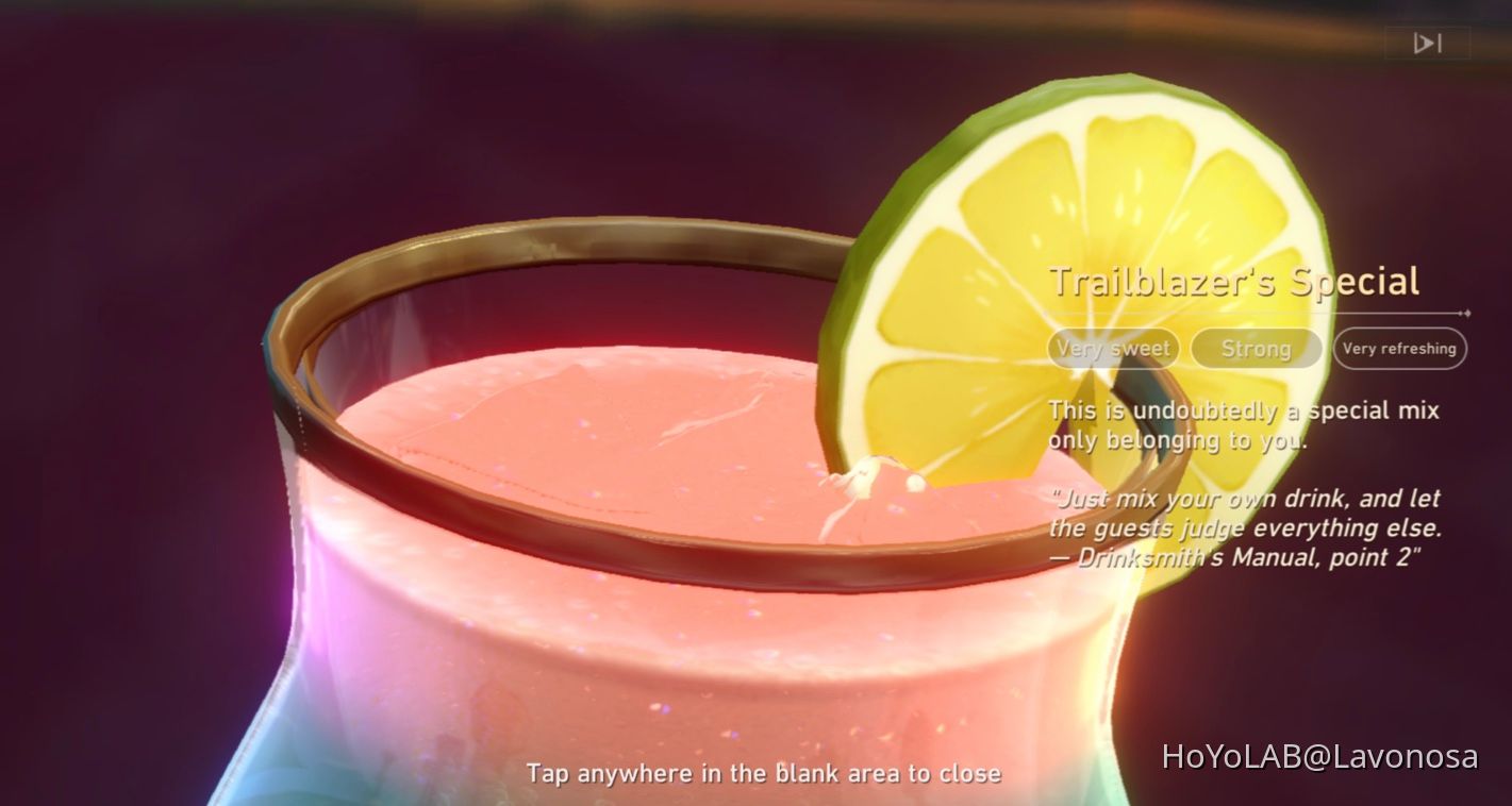 Drinks made in HSR Event Honkai: Star Rail | HoYoLAB