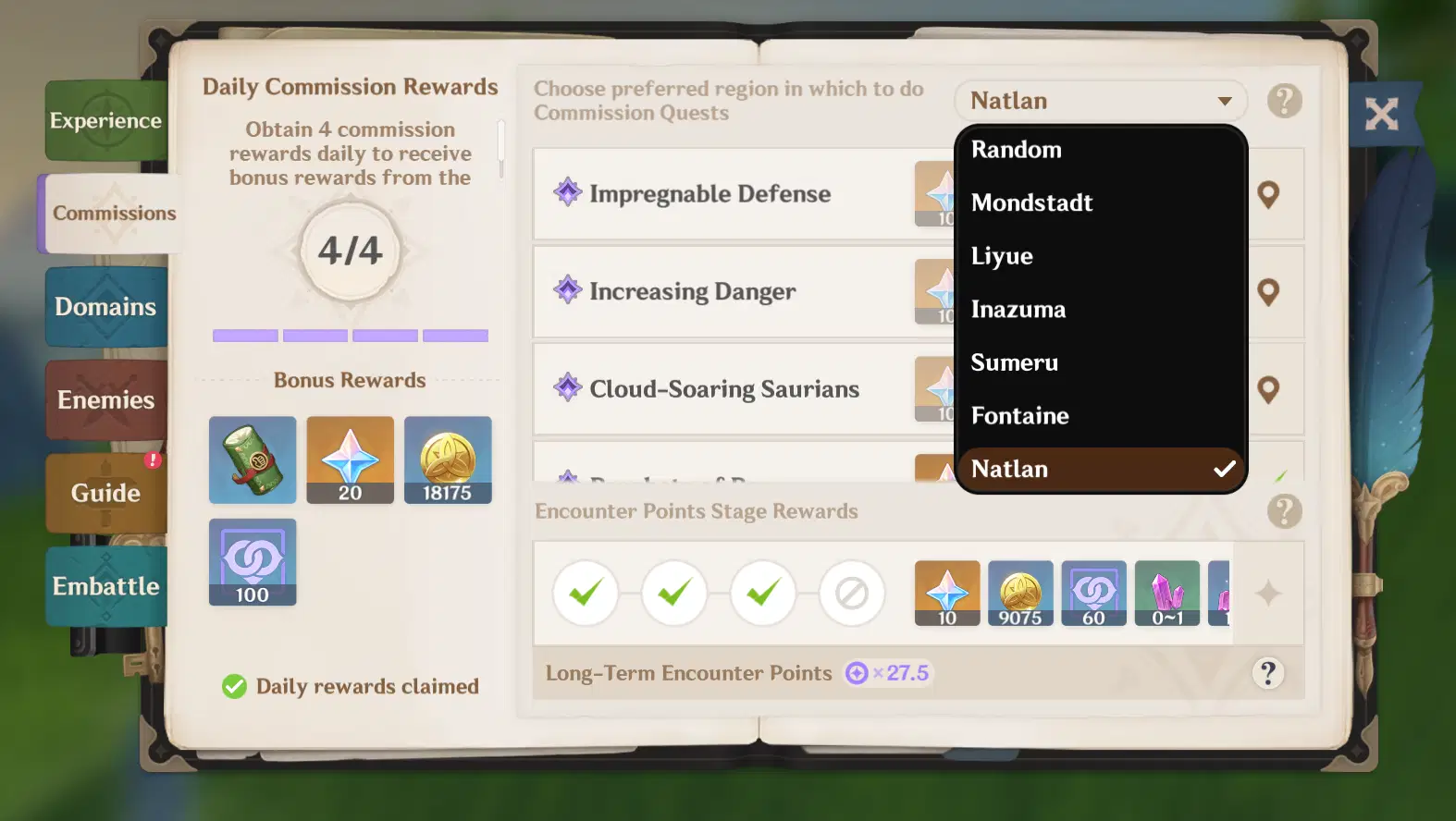 GI V5.0] New Hidden Achievements (Daily Commissions) Genshin 