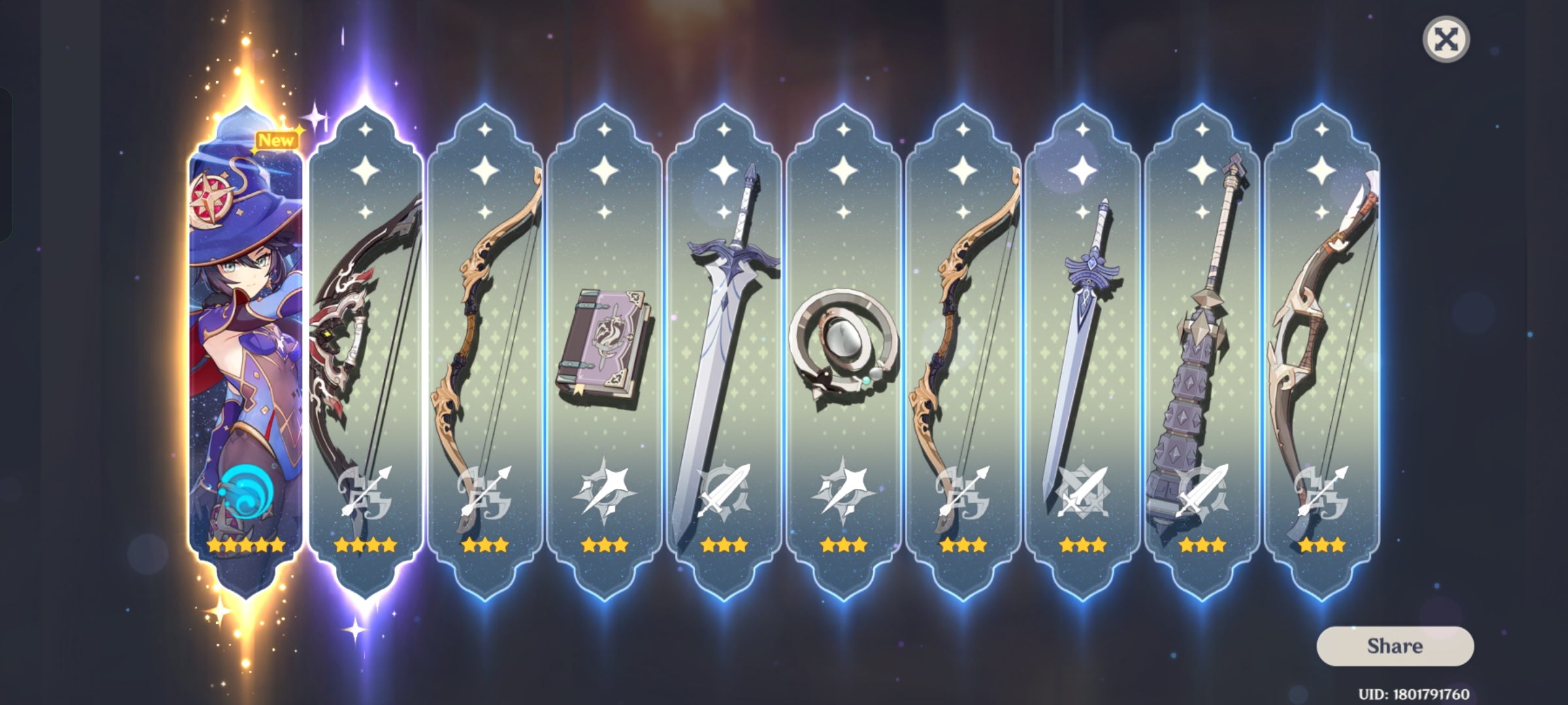 Standard Banner Pull Genshin Impact HoYoLAB