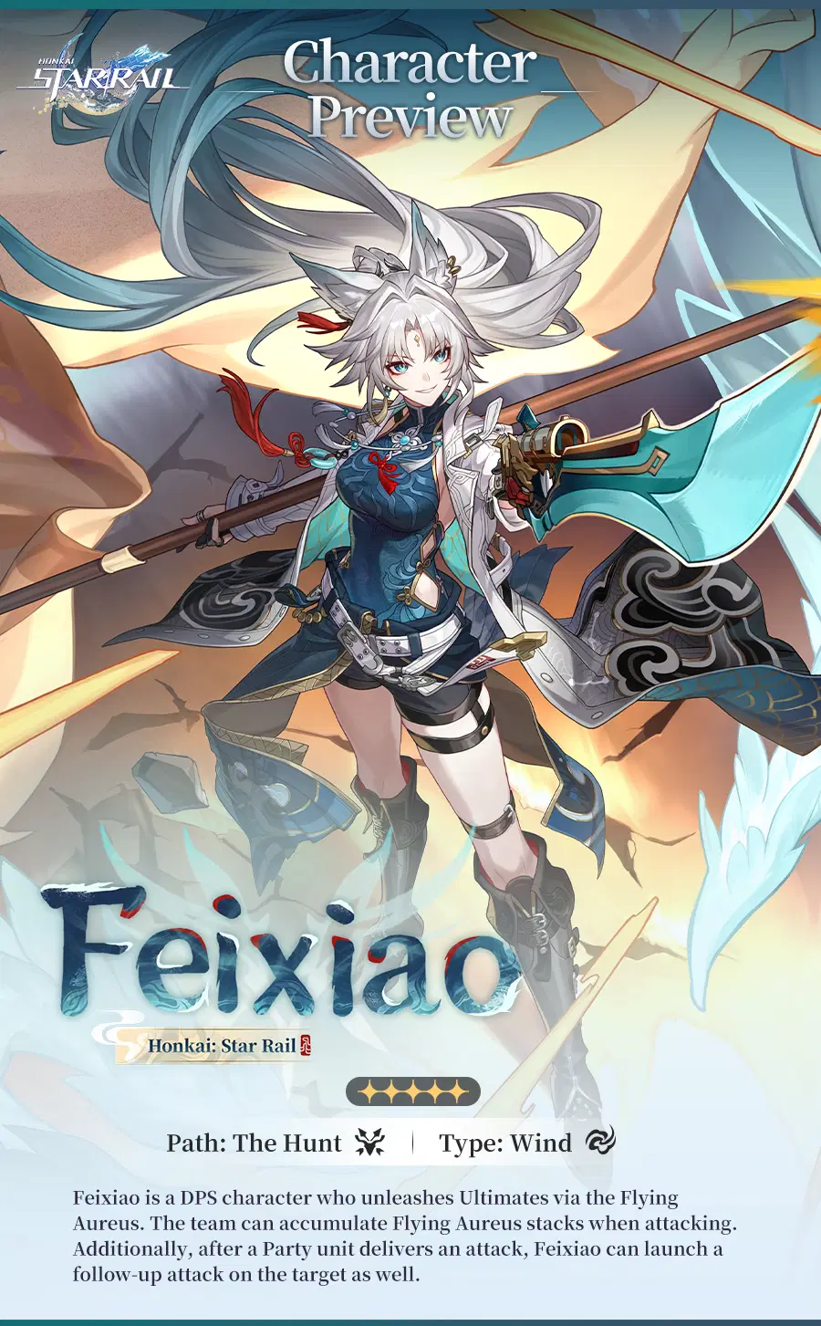 Character Preview | Feixiao Honkai: Star Rail | HoYoLAB
