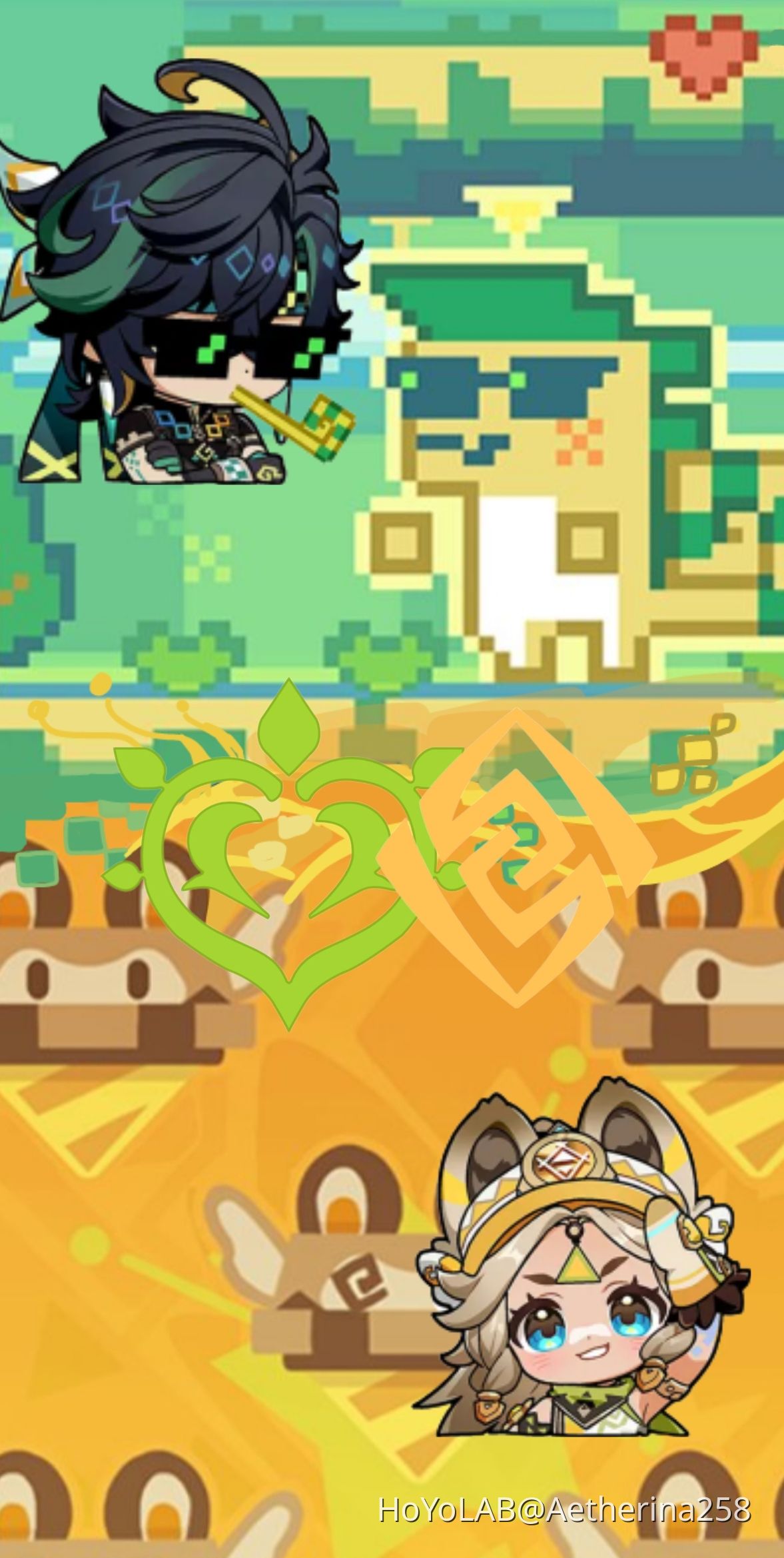 Kinich and Kachina wallpaper for free use!! Genshin Impact | HoYoLAB