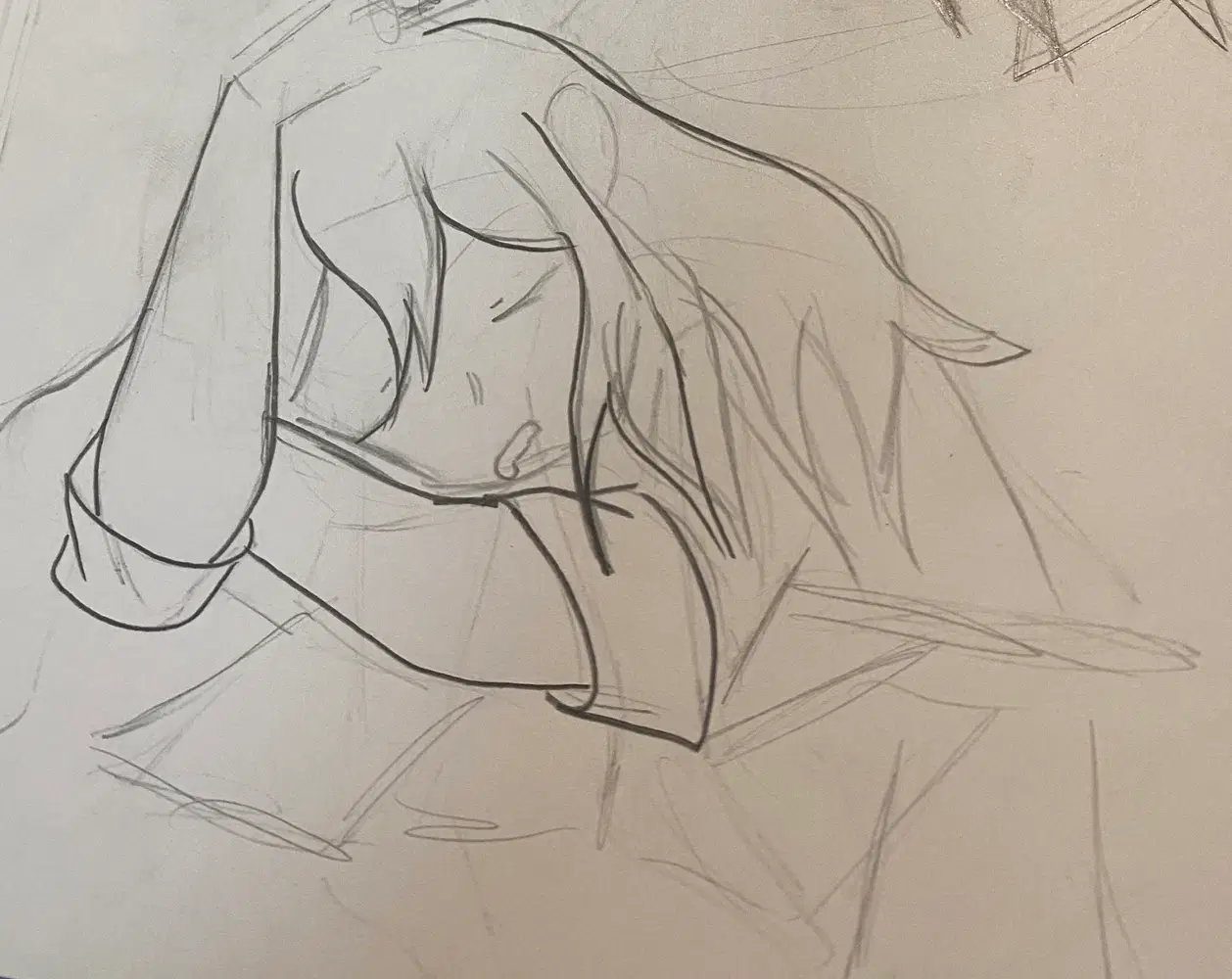 Yippee, more random sketches I did at school. | HoYoLAB, image size:1258x1000