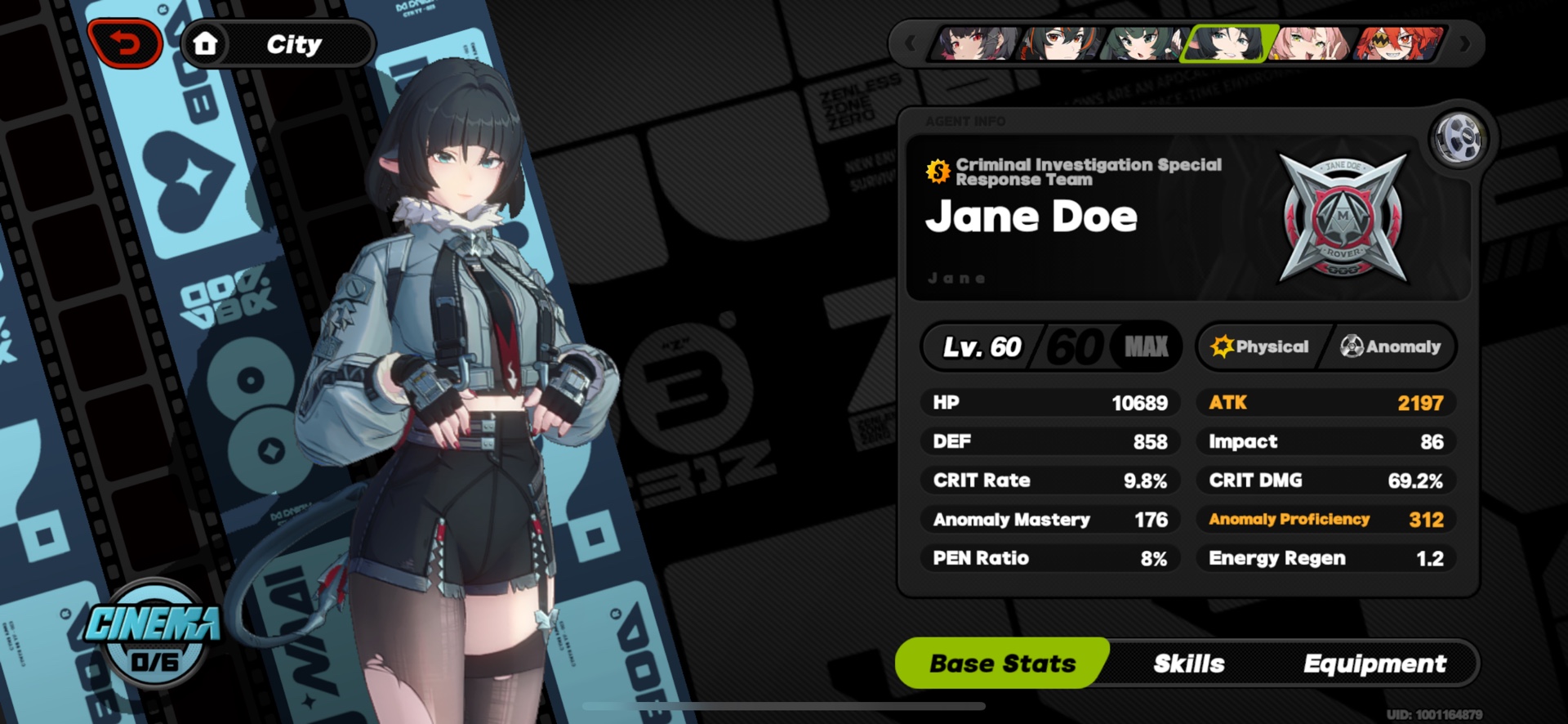 Rate my Jane build what else should I improve ?? 🧐 Zenless Zone Zero ...