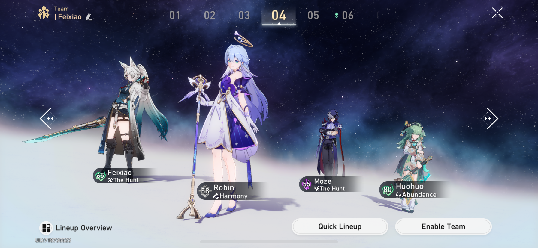 Feixiao Teams - help ✨ Honkai: Star Rail | HoYoLAB