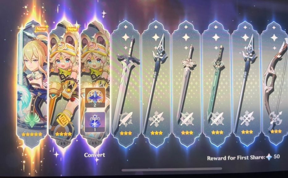 My first five star is a 50/50 lost 🥲 Genshin Impact | HoYoLAB