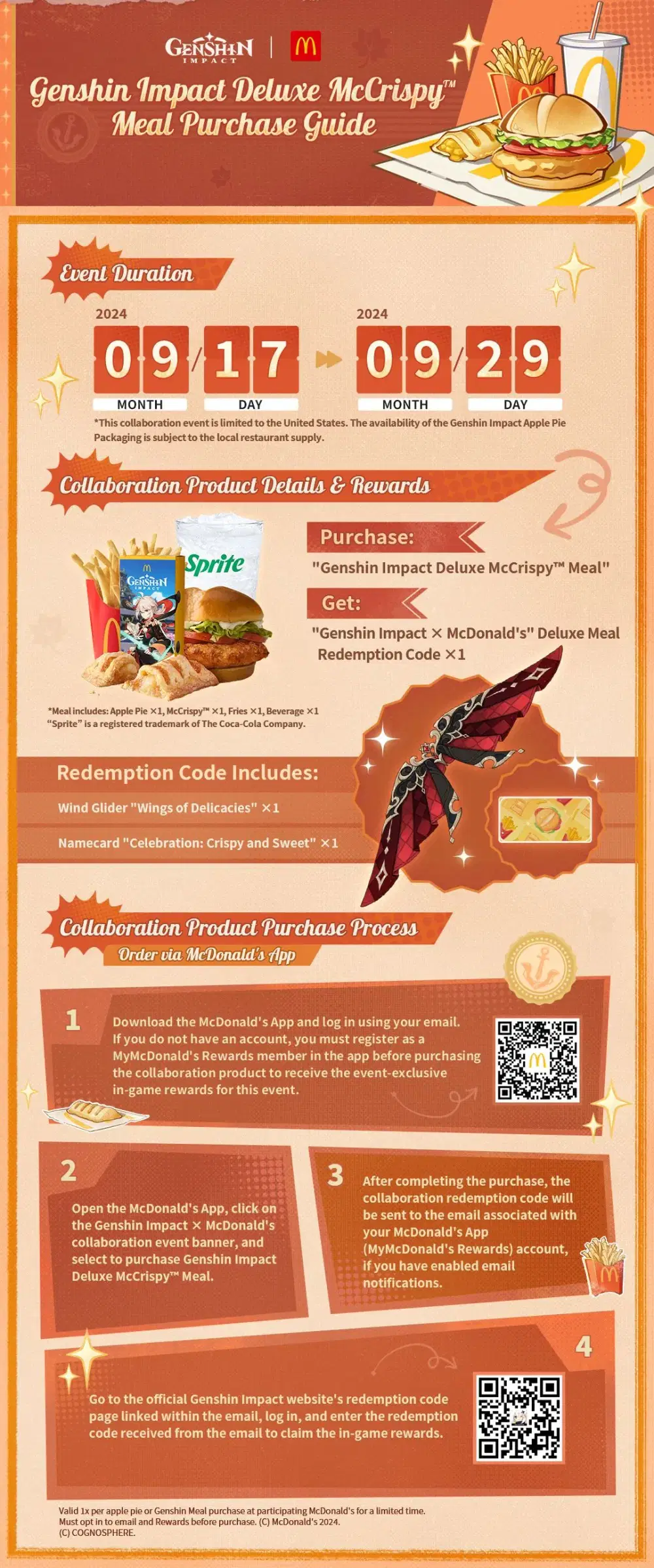 McDonald&rsquo;s collab free codes Genshin Impact | HoYoLAB