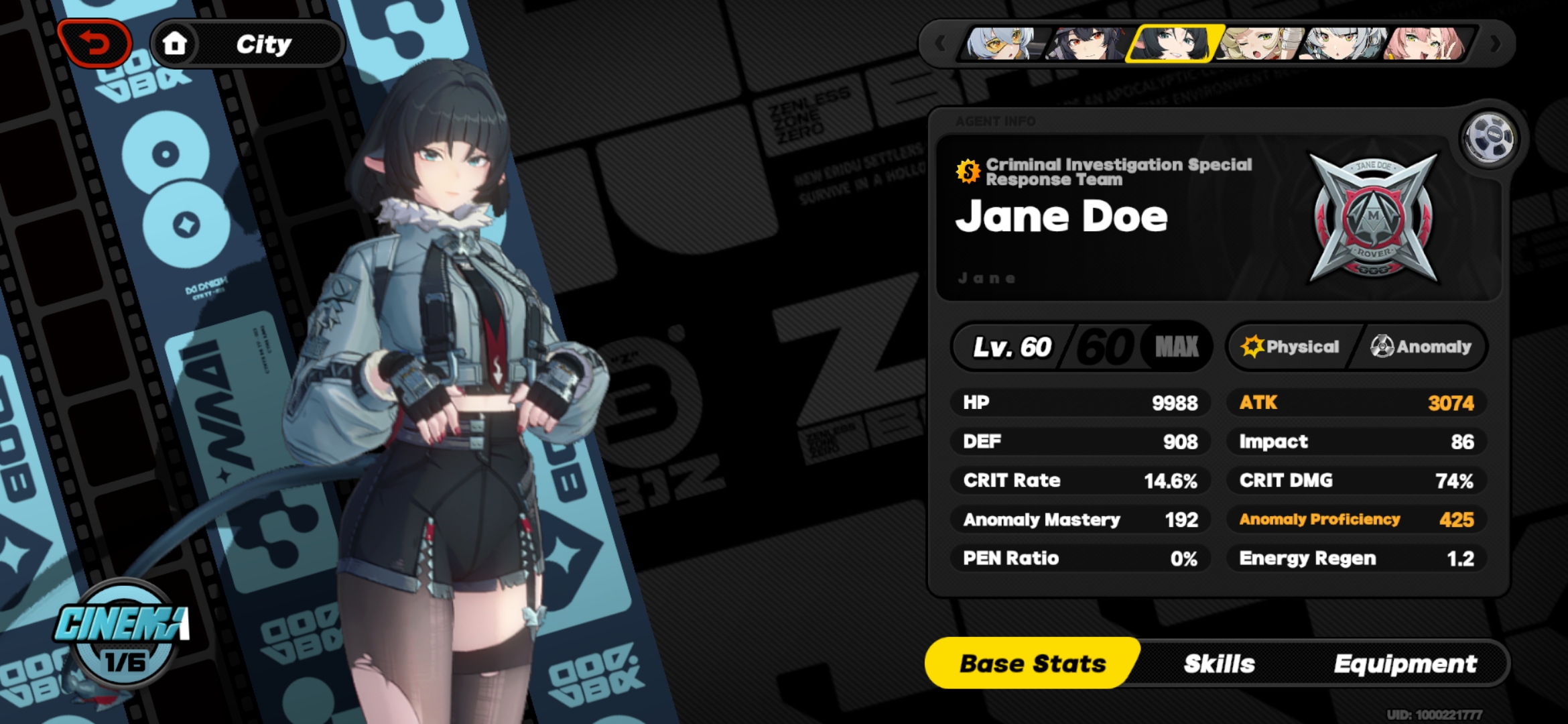 How is my Jane build? Zenless Zone Zero | HoYoLAB