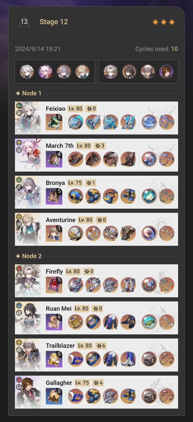 Feixiao (no Robin) and SAM break team Honkai: Star Rail | HoYoLAB