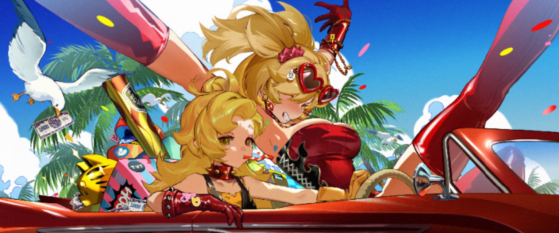 Burnice & Caesar Full Official Cover Arts 🏜️ Zenless Zone