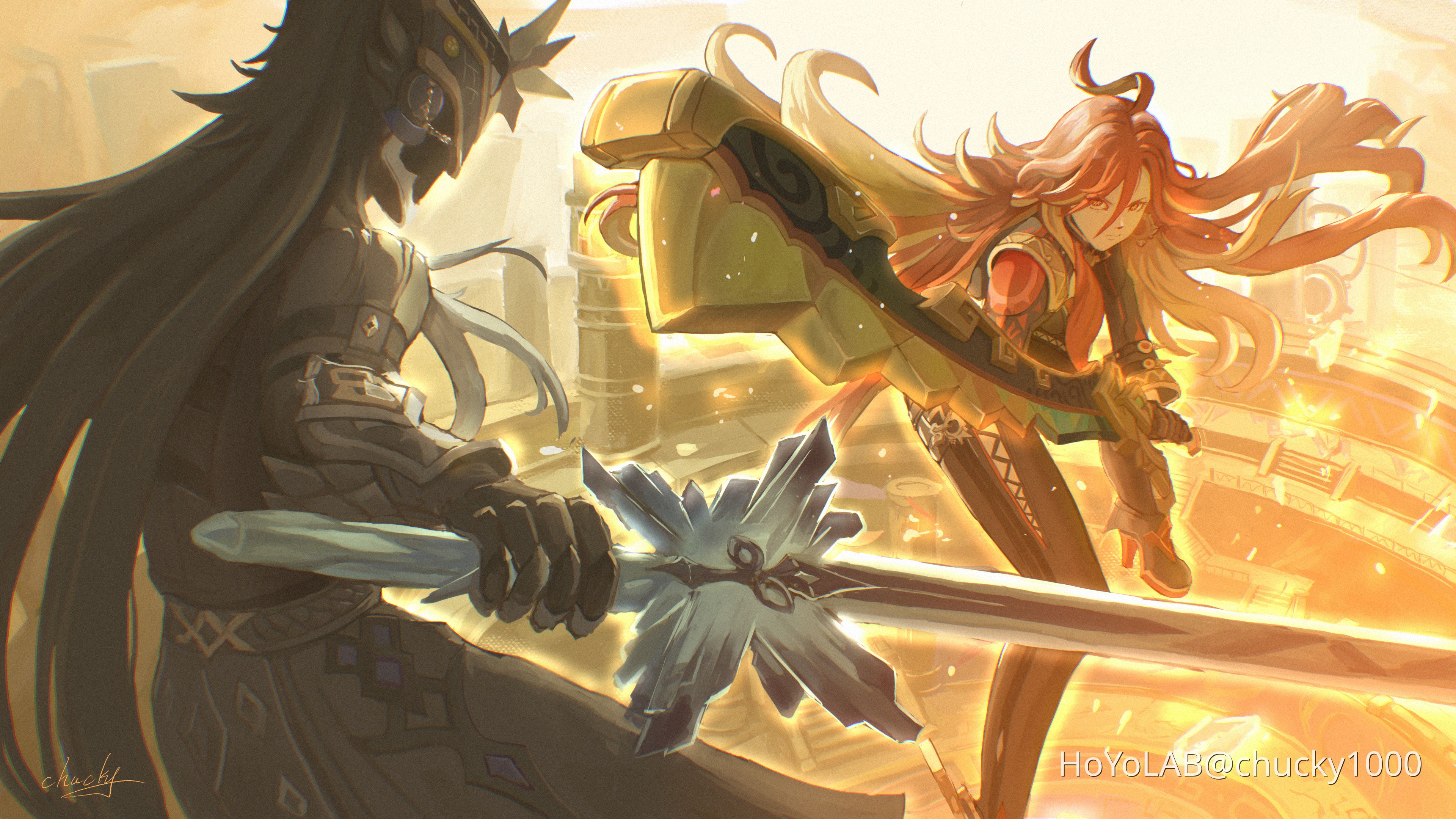 マーヴィカ vs 隊長 Genshin Impact | HoYoLAB