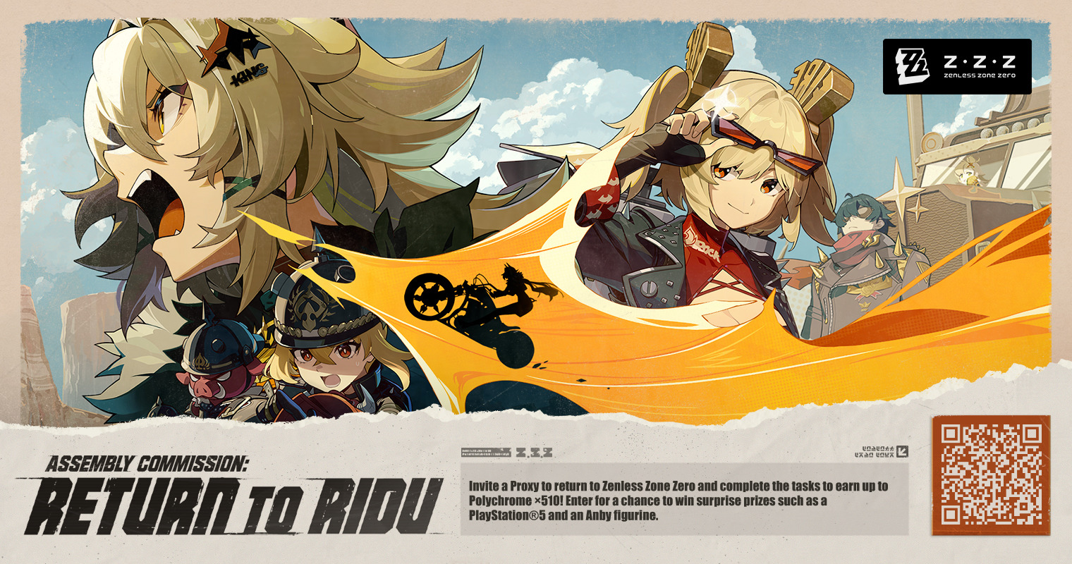 ZZZ Return Event!!! Zenless Zone Zero HoYoLAB