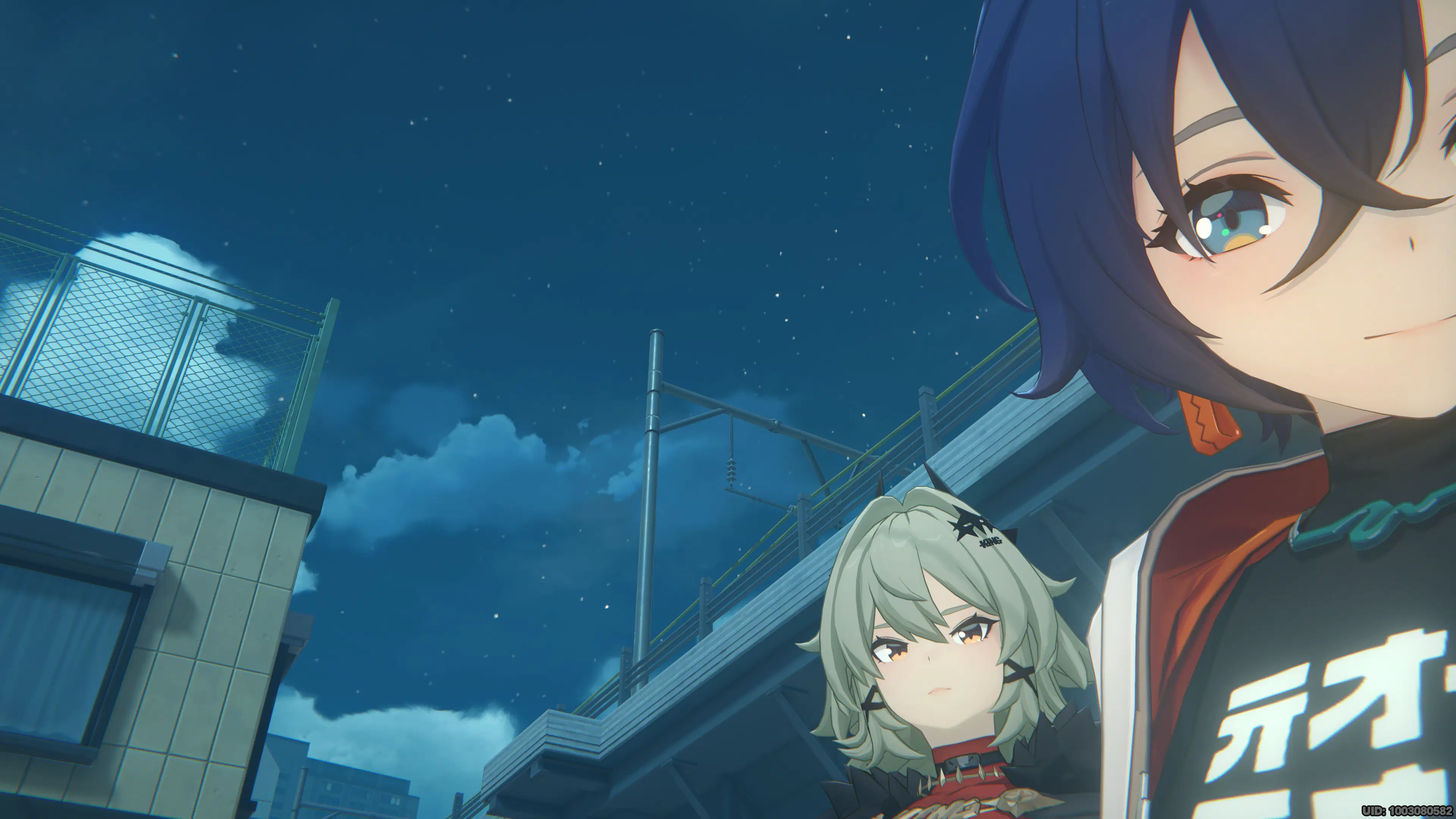 Belle and Caesar under the stars Zenless Zone Zero HoYoLAB