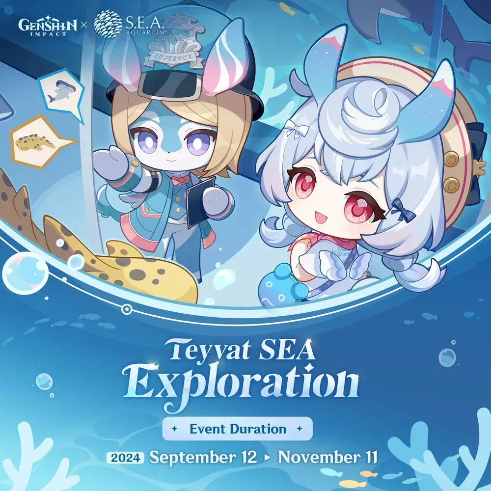 Teyvat SEA Exploration セット Amazon.co.jp: 原神 水族館コラボ限定 Teyvat SEA Exploration