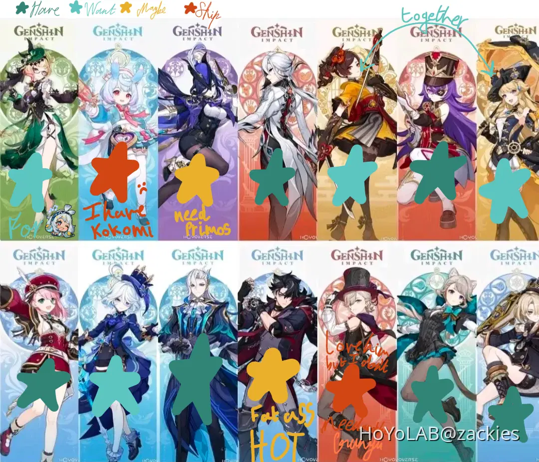 Fontaine Characters Wish List ⛲️🙏😌 Genshin Impact | HoYoLAB