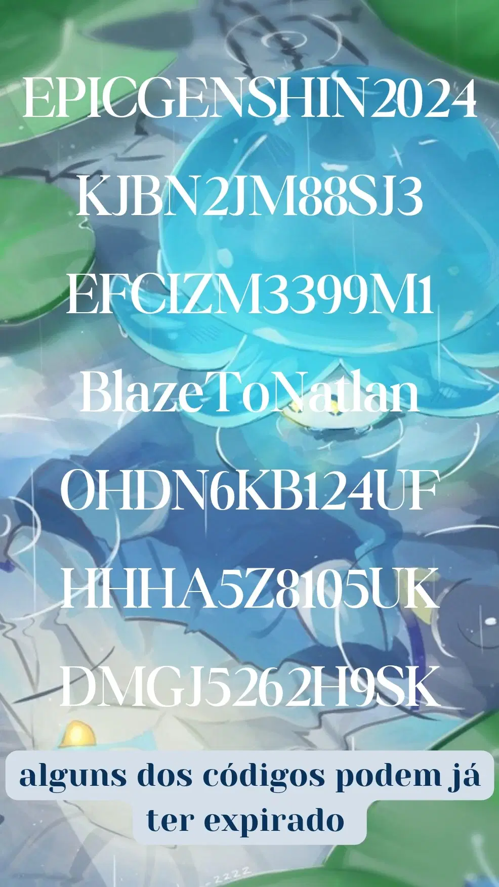 códigos: outubro-2024 Genshin Impact | HoYoLAB, image size:986x1753