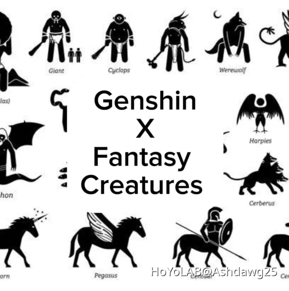 Genshin characters as fantasy creatures idea need input genshin