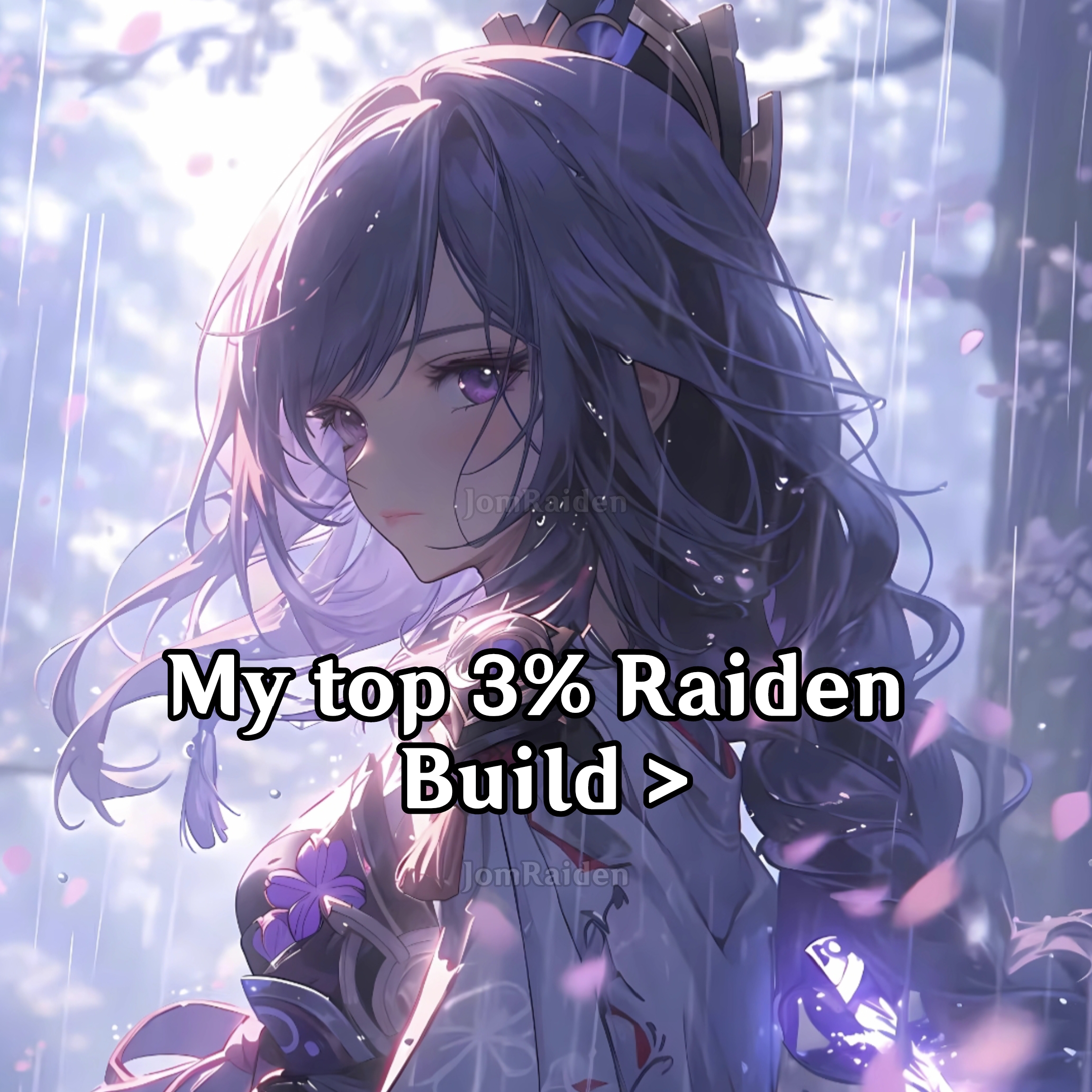 My Top 3% Raiden Build Genshin Impact | HoYoLAB