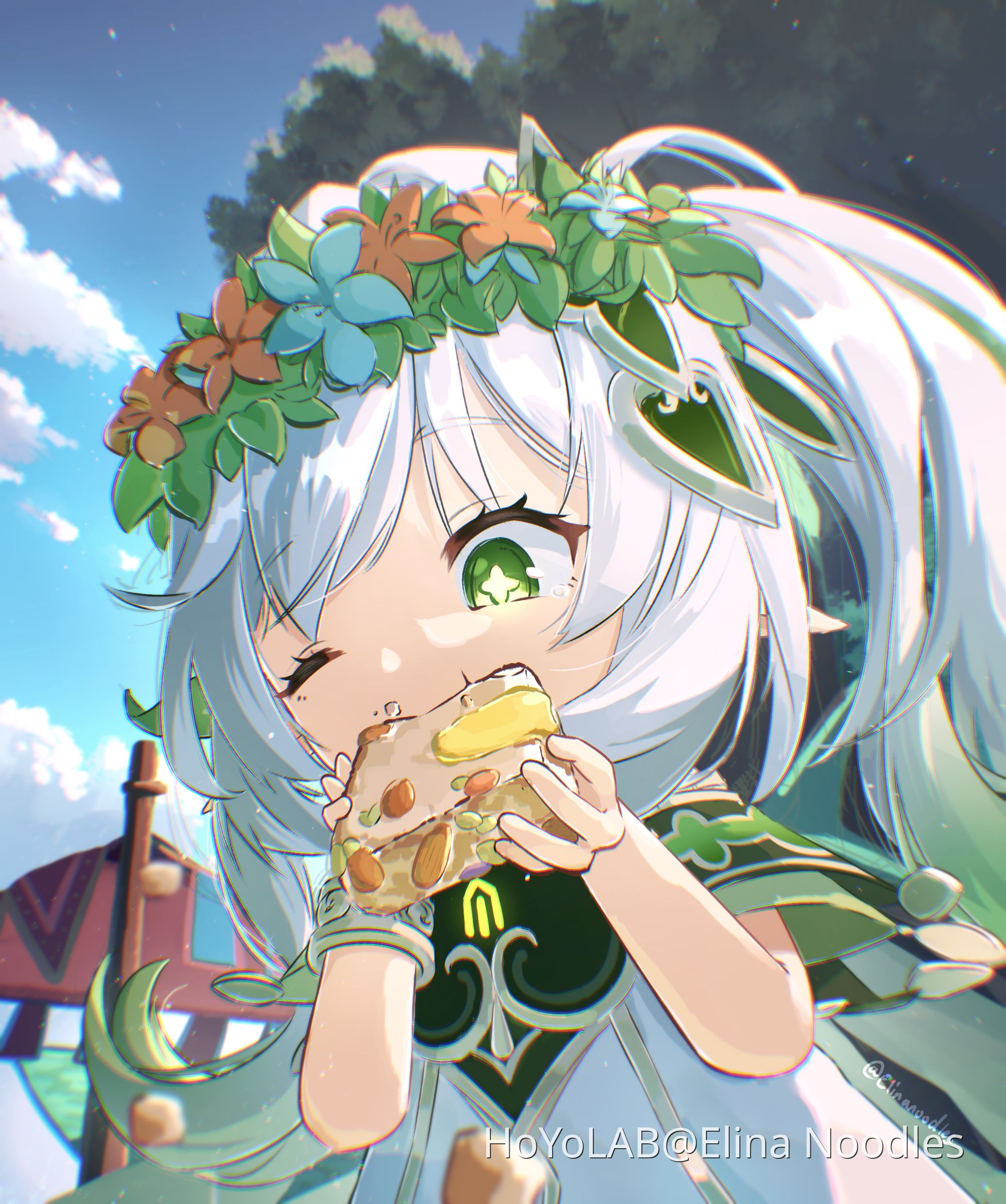 原神　Berlin hoyoverse cafe 特典　ナヒーダ Happy Sabzeruz Festival to Nahida! Here's some of your