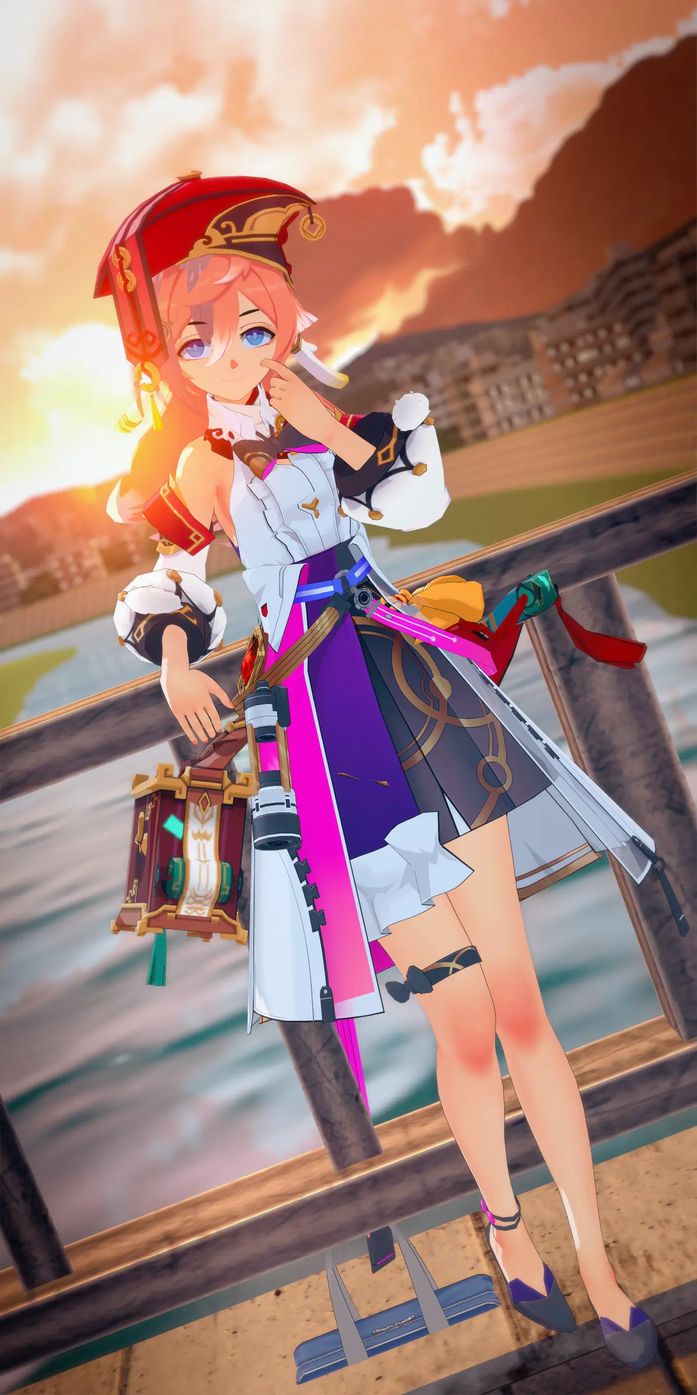 Standing under the sunset Honkai Star Rail HoYoLAB