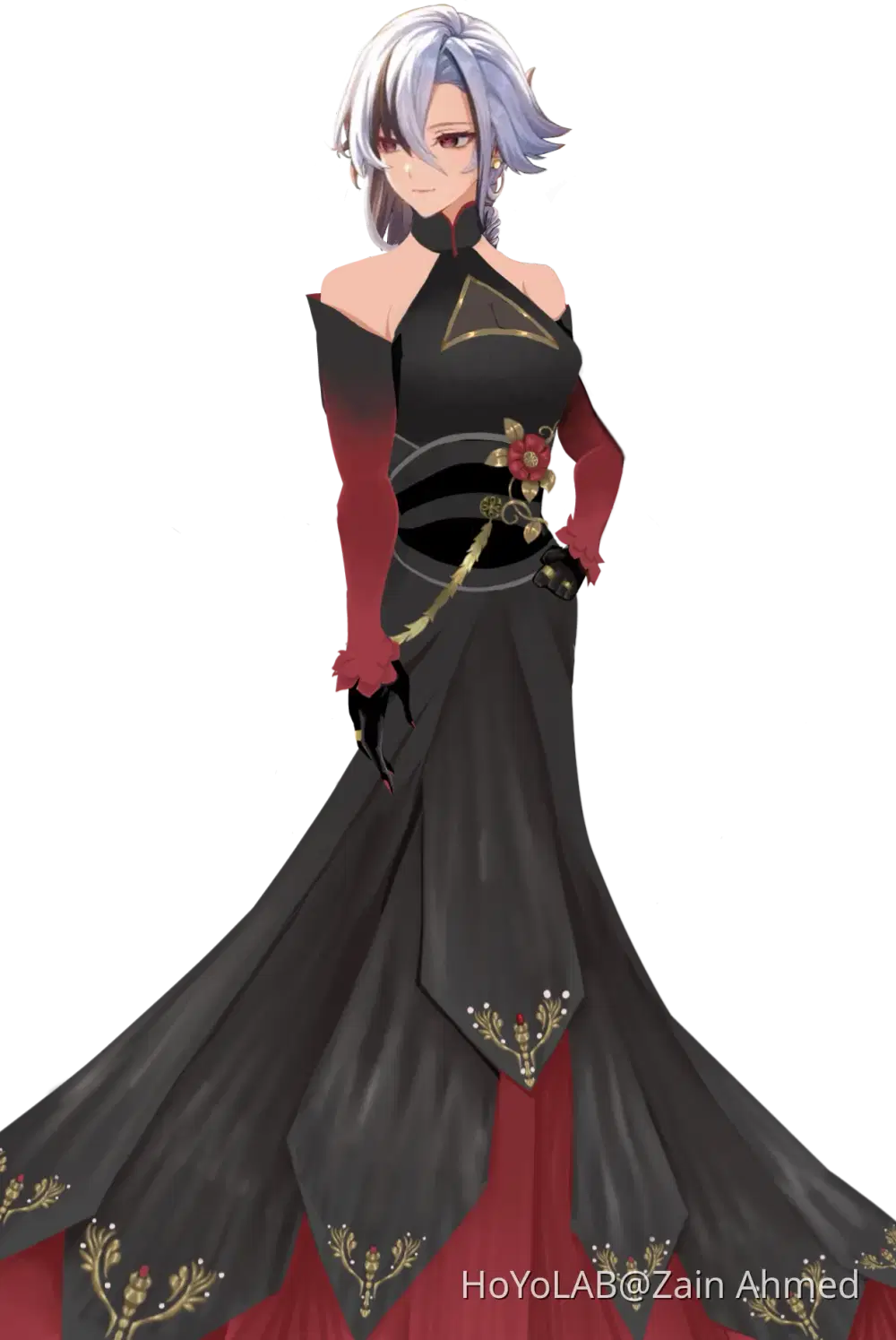i drew an outfit for arlecchino Genshin Impact | HoYoLAB