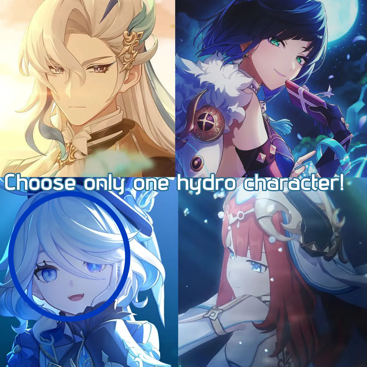 Hard choice on Hydro Genshin Impact | HoYoLAB