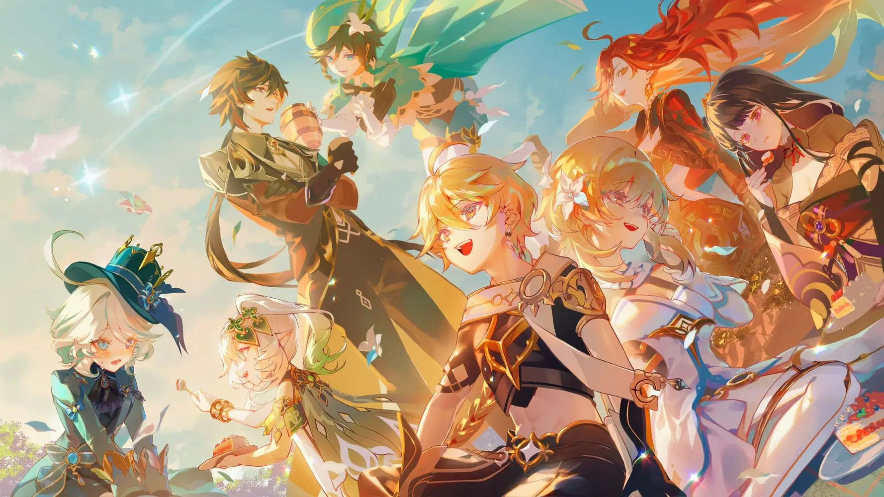 原神4周年記念イラスト(大遅刻) Genshin Impact | HoYoLAB