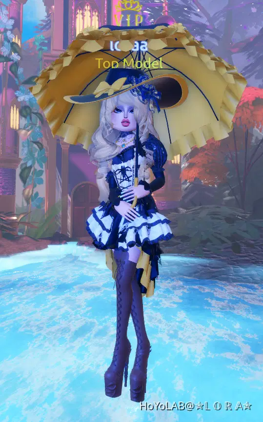 Made Navia from genshin in Dress to impress! Genshin Impact | HoYoLAB