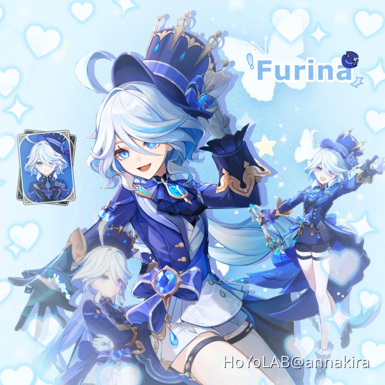 Furina 13/10 🎂💙🫧 Genshin Impact | HoYoLAB